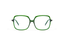 SYLVIA: Cuadrada Acetato Verde optical glasses by GIGI STUDIOS 8444