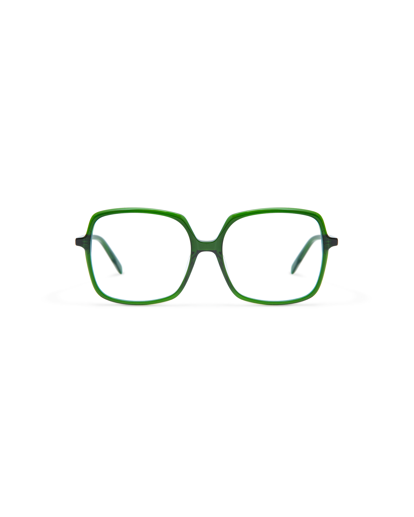 SYLVIA: Cuadrada Acetato Verde optical glasses by GIGI STUDIOS 8444