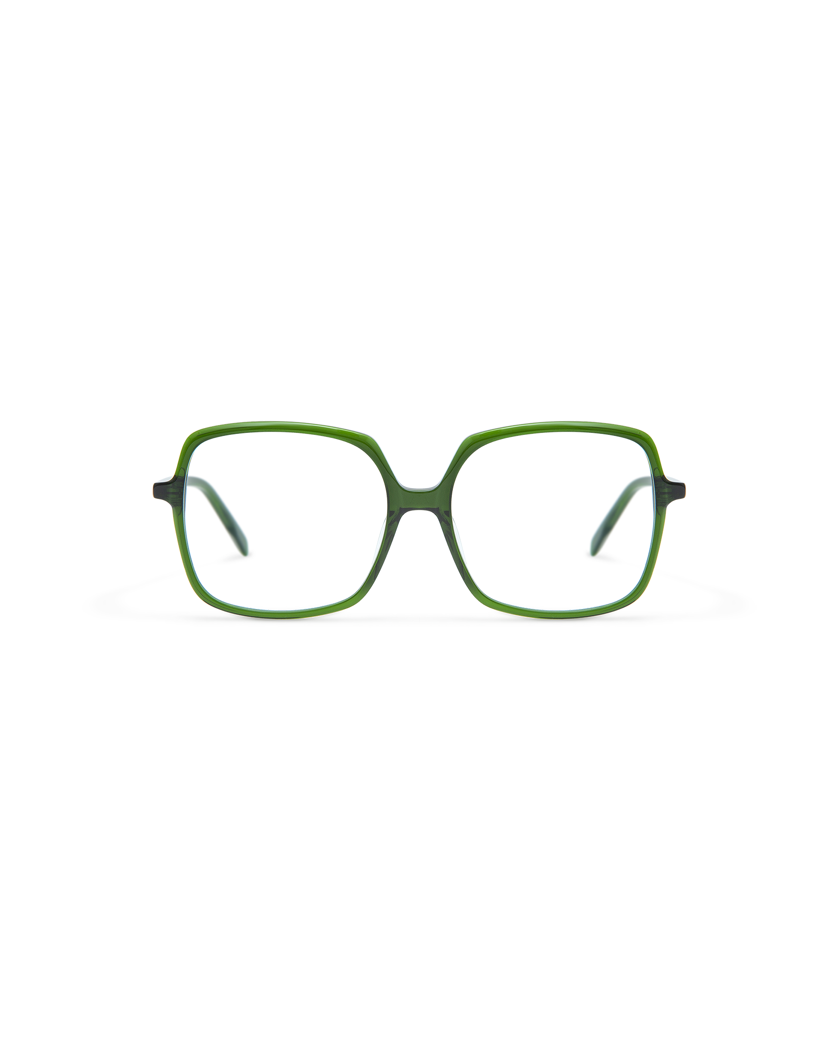 SYLVIA: Cuadrada Acetato Verde optical glasses by GIGI STUDIOS 8444