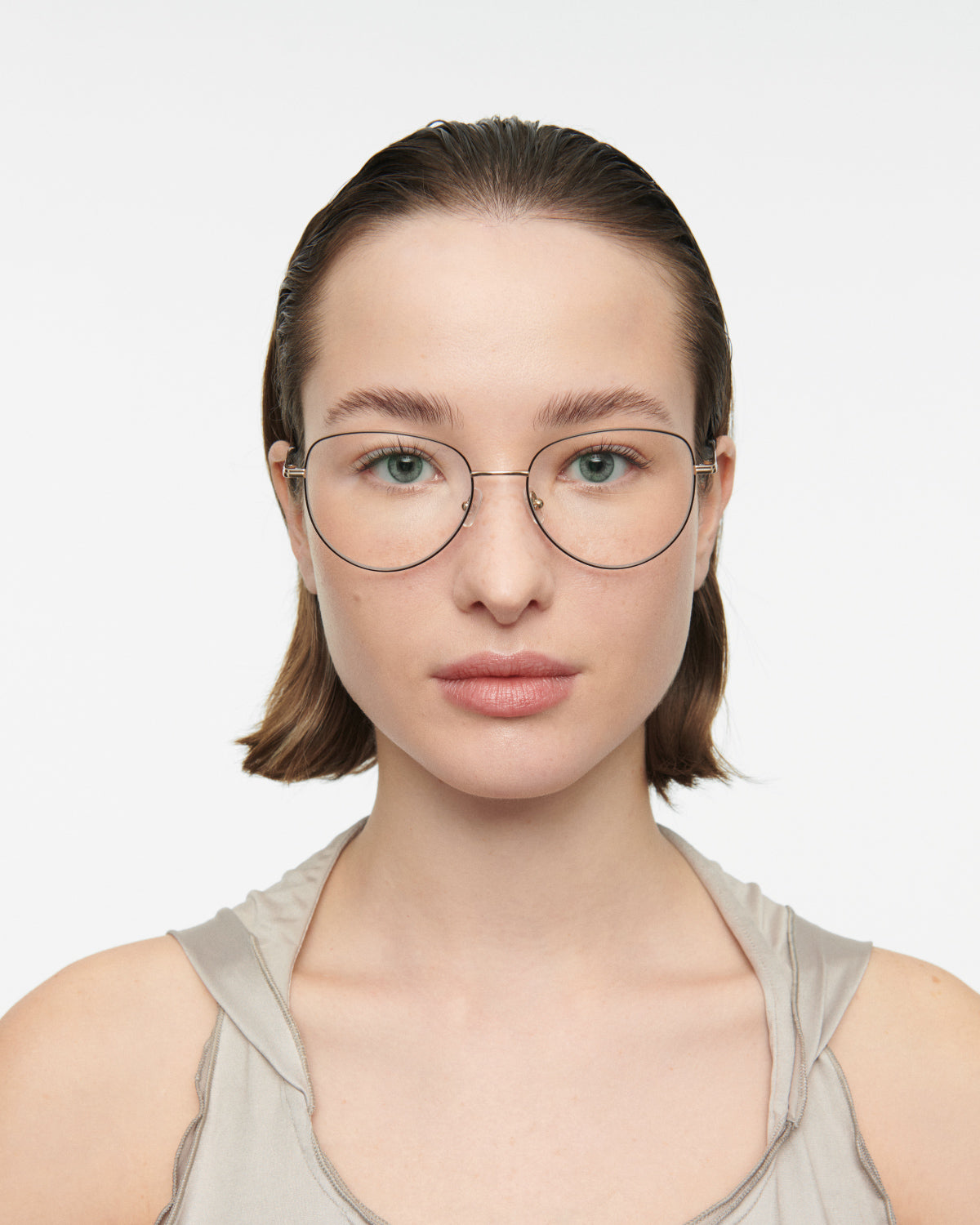 ELOISE: Cat Eye Titanio Noir optical glasses by GIGI STUDIOS 7761