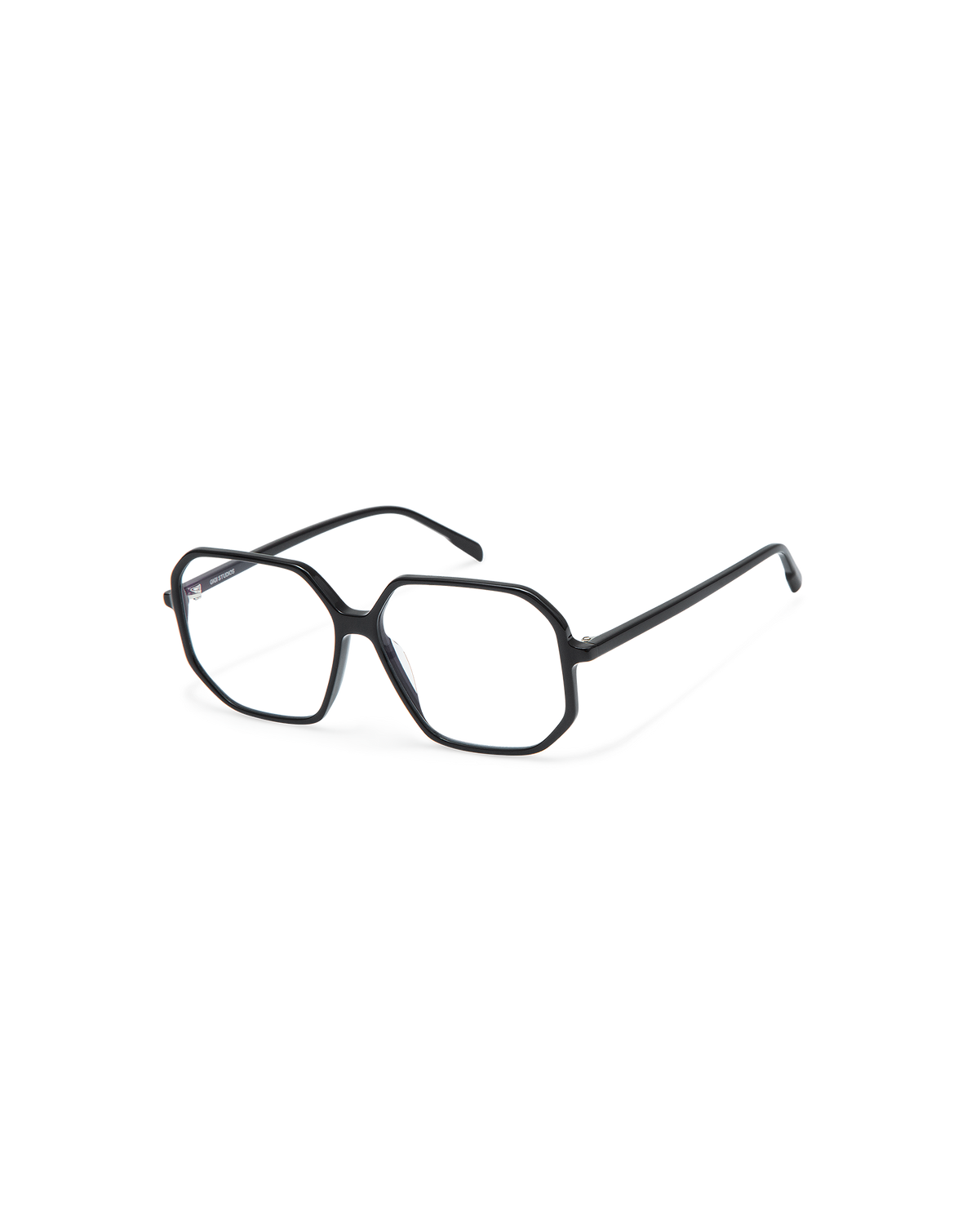 LIOR: Geométricas Acetato Noir optical glasses by GIGI STUDIOS 8841