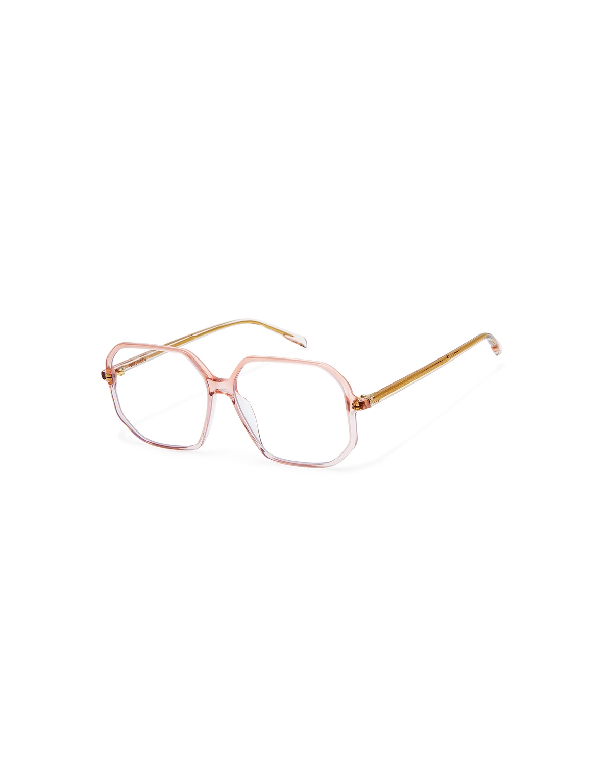 LIOR: Geométricas Acetato Rosa optical glasses by GIGI STUDIOS 8844