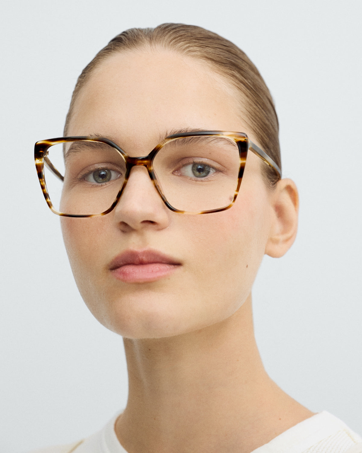 EIRA: Cat Eye Acetato Havana optical glasses by GIGI STUDIOS 9658