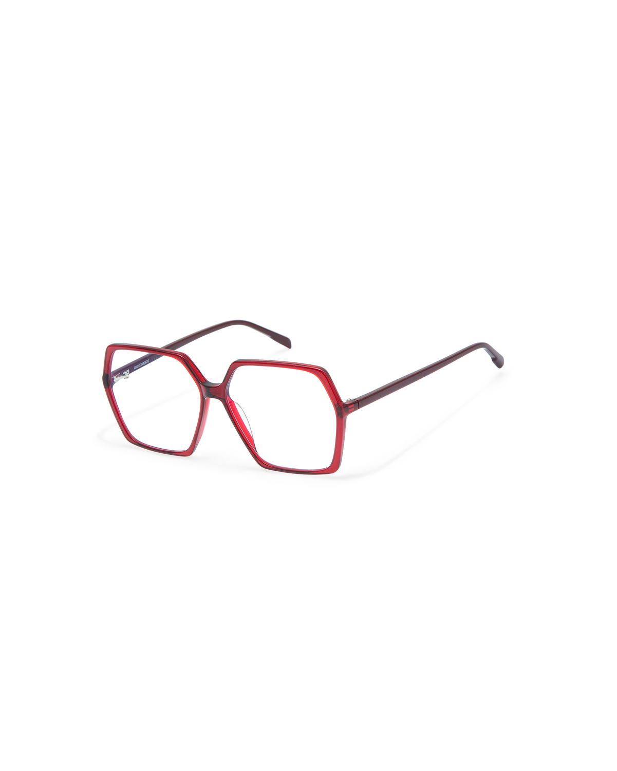 SIAN: Geométricas Acetato Rojo optical glasses by GIGI STUDIOS 8864