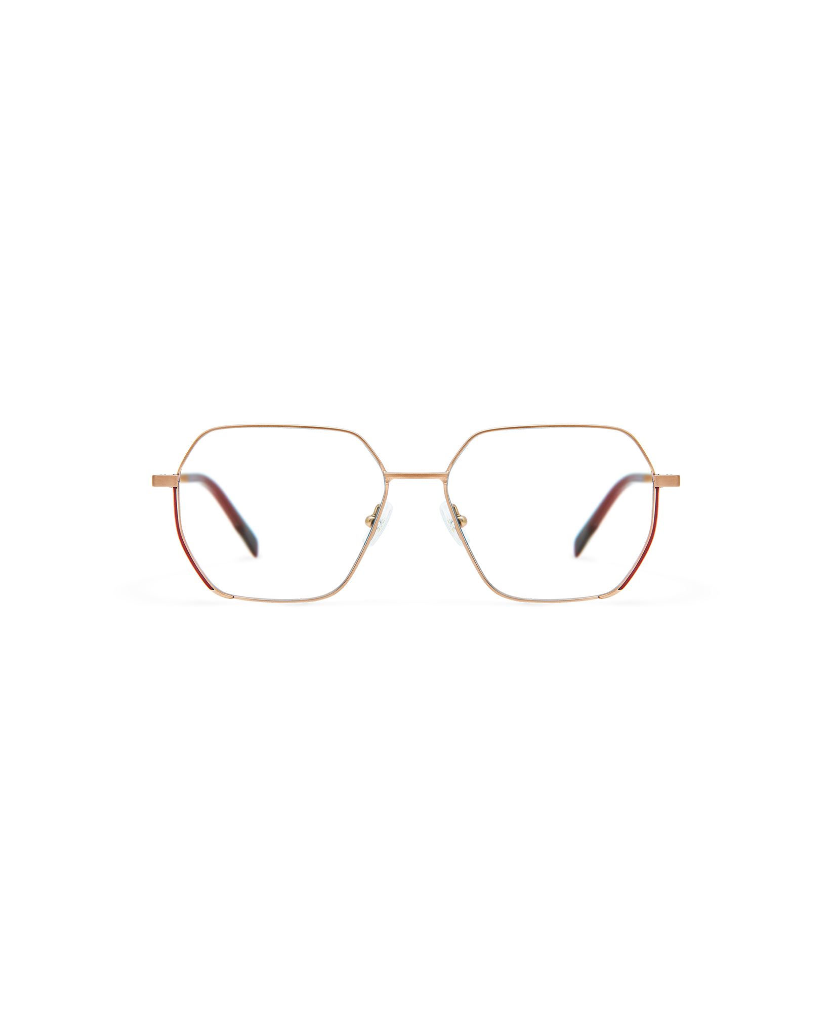ADER: Geométricas Titanio Rojo optical glasses by GIGI STUDIOS 8471