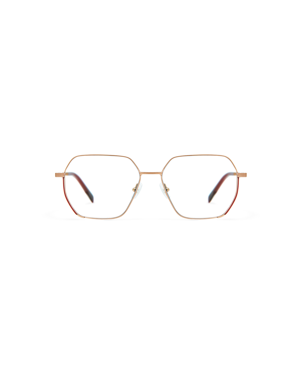 ADER: Geométricas Titanio Rojo optical glasses by GIGI STUDIOS 8471