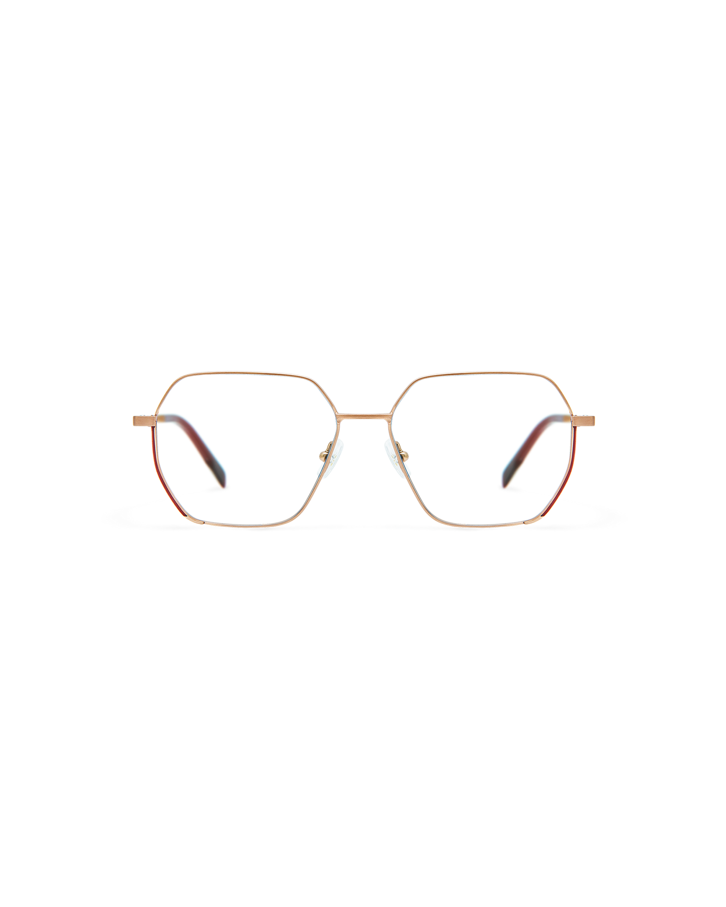 ADER: Geométricas Titanio Rojo optical glasses by GIGI STUDIOS 8471