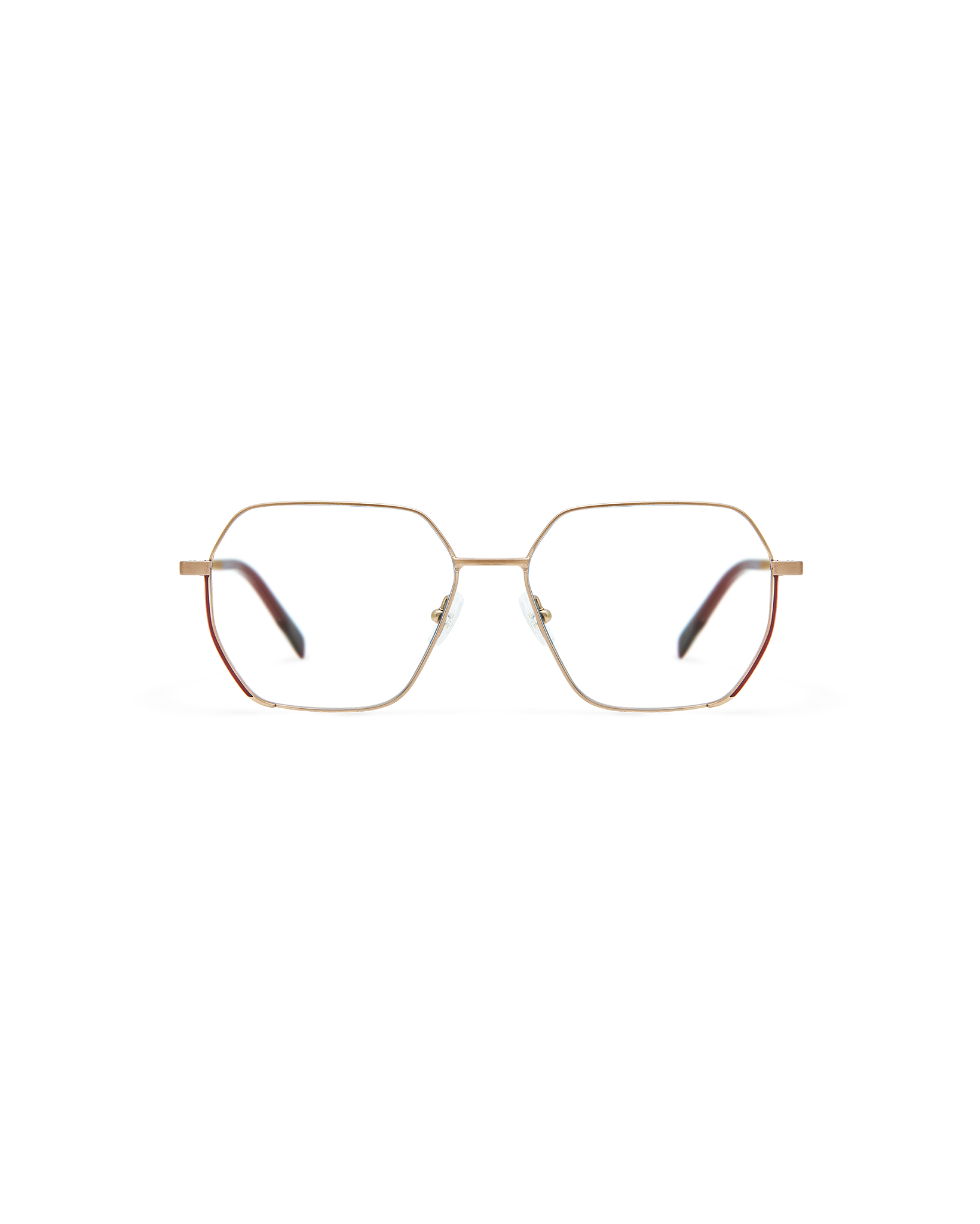 ADER: Geométricas Titanio Rojo optical glasses by GIGI STUDIOS 8471