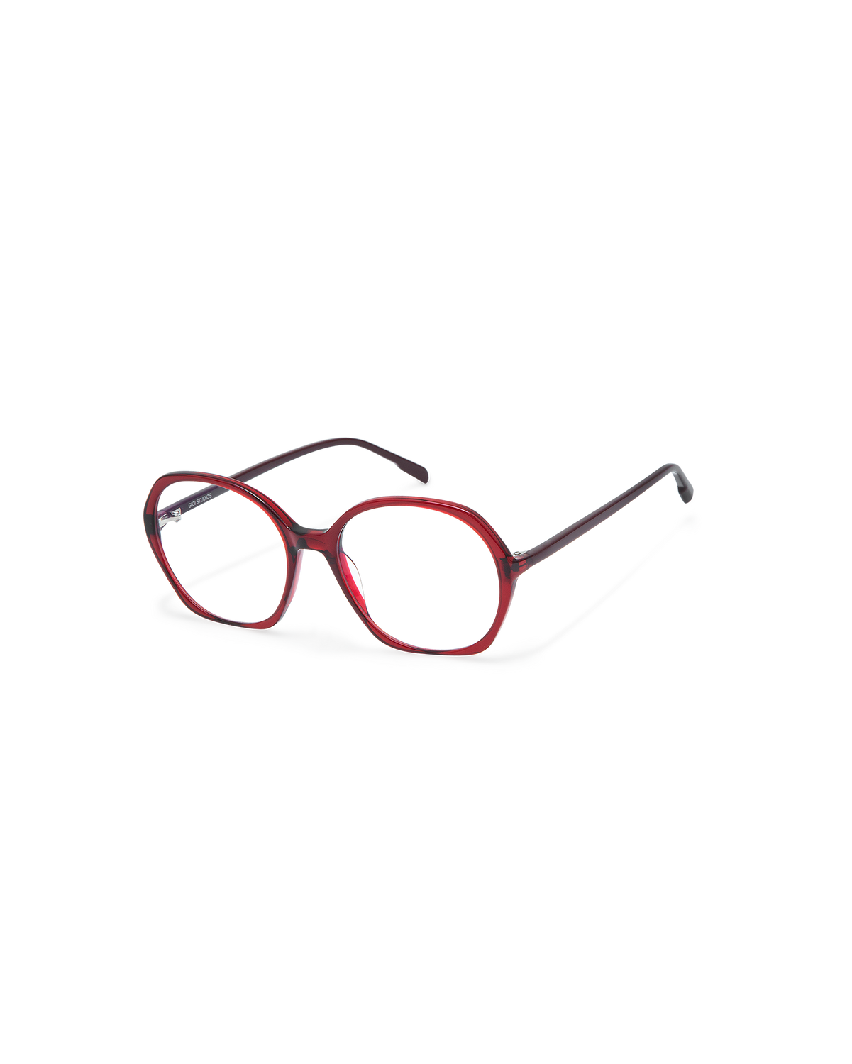 EION: Redondas Acetato Rojo optical glasses by GIGI STUDIOS 10794