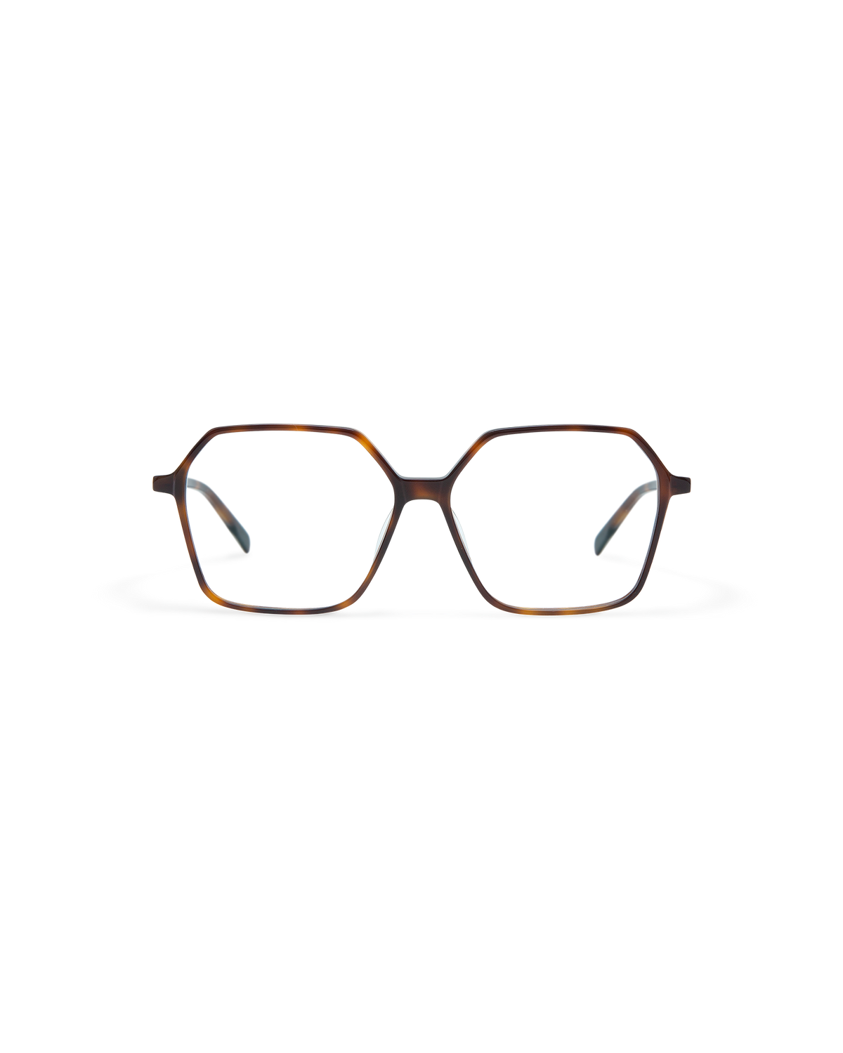 LYNE: Geométricas Acetato Havana optical glasses by GIGI STUDIOS 10805