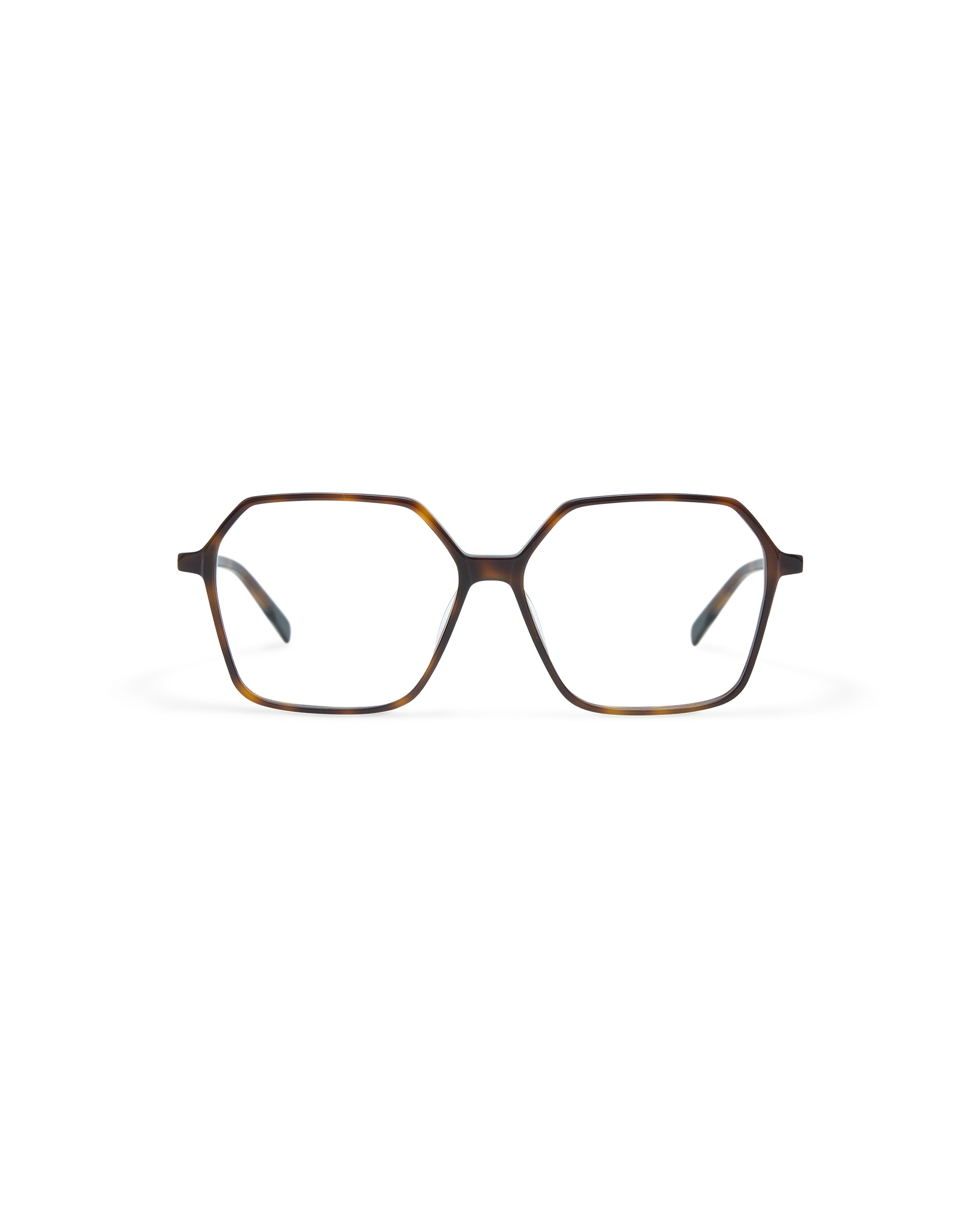 LYNE: Geométricas Acetato Havana optical glasses by GIGI STUDIOS 10805