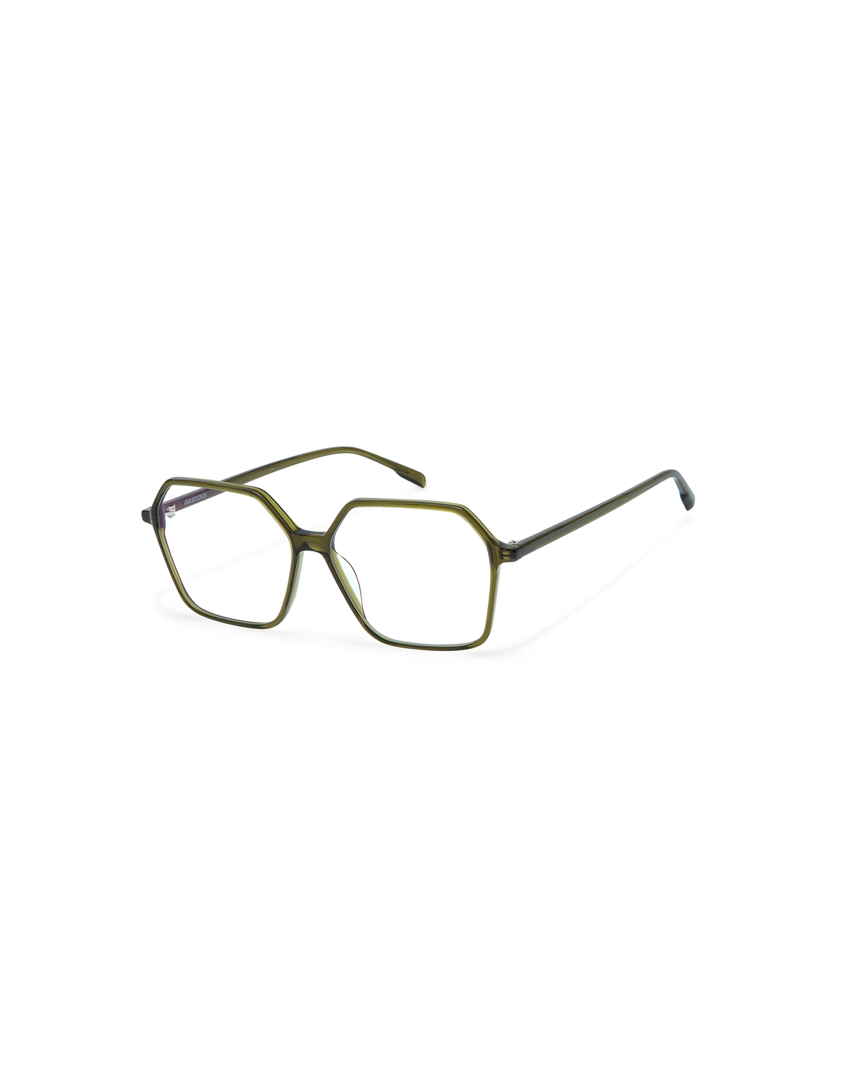 LYNE: Geométricas Acetato Verde optical glasses by GIGI STUDIOS 10808