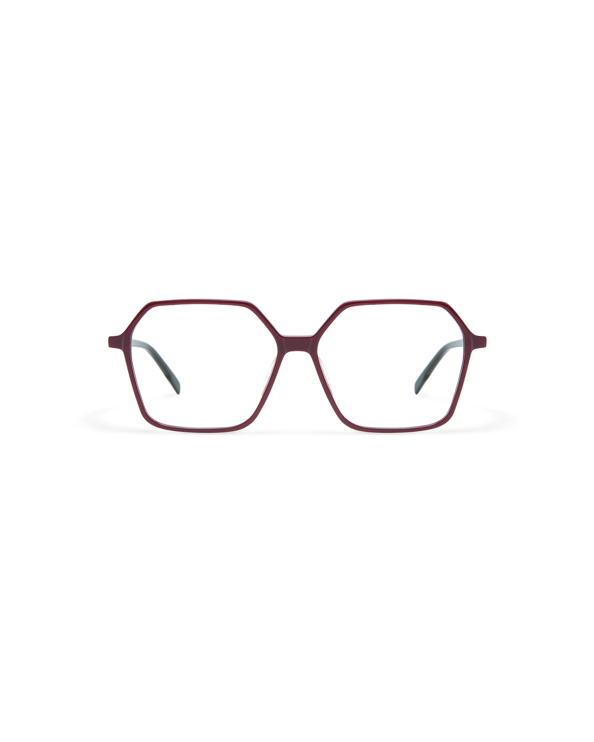 LYNE: Geométricas Acetato Rojo optical glasses by GIGI STUDIOS 10809