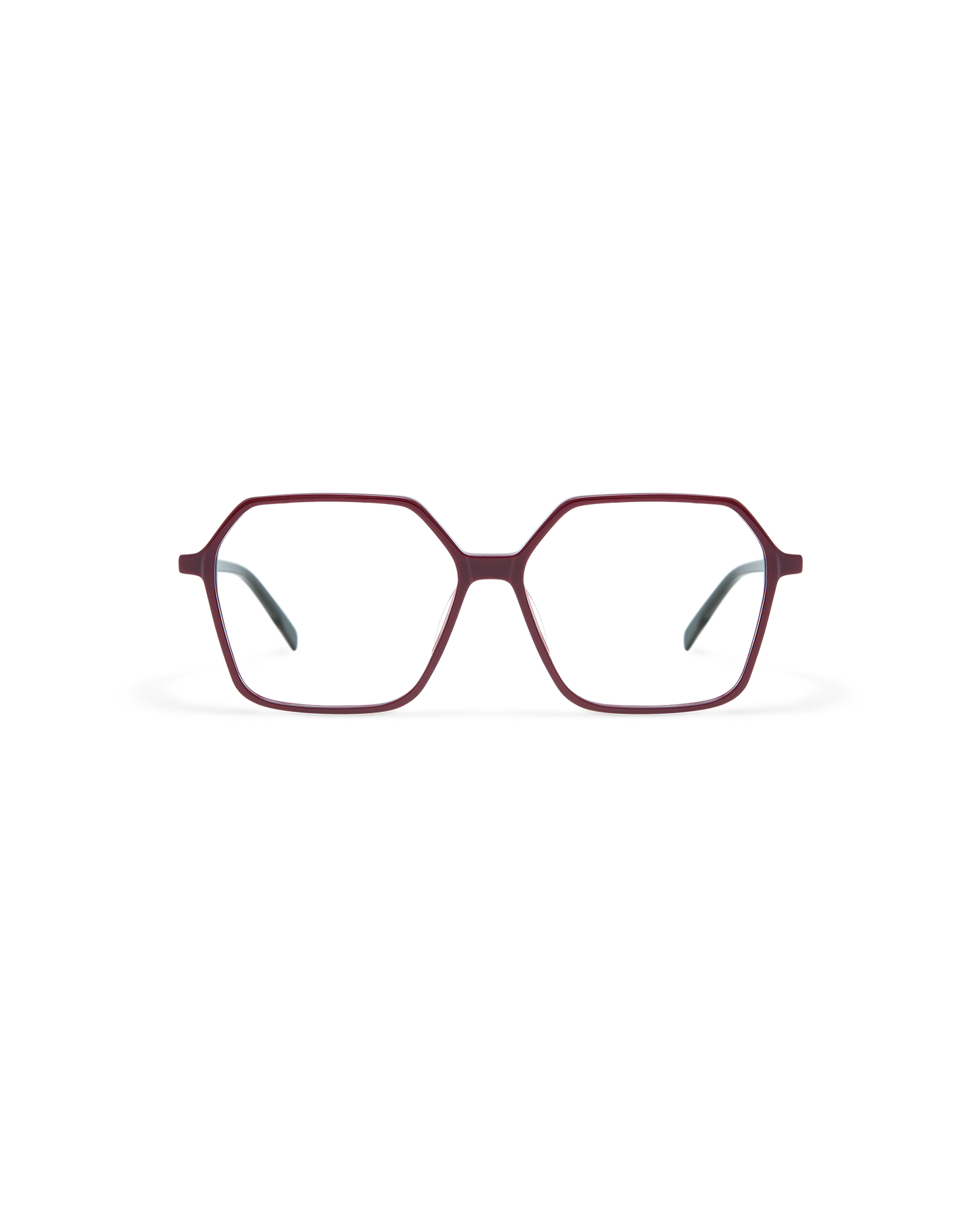 LYNE: Geométricas Acetato Rojo optical glasses by GIGI STUDIOS 10809