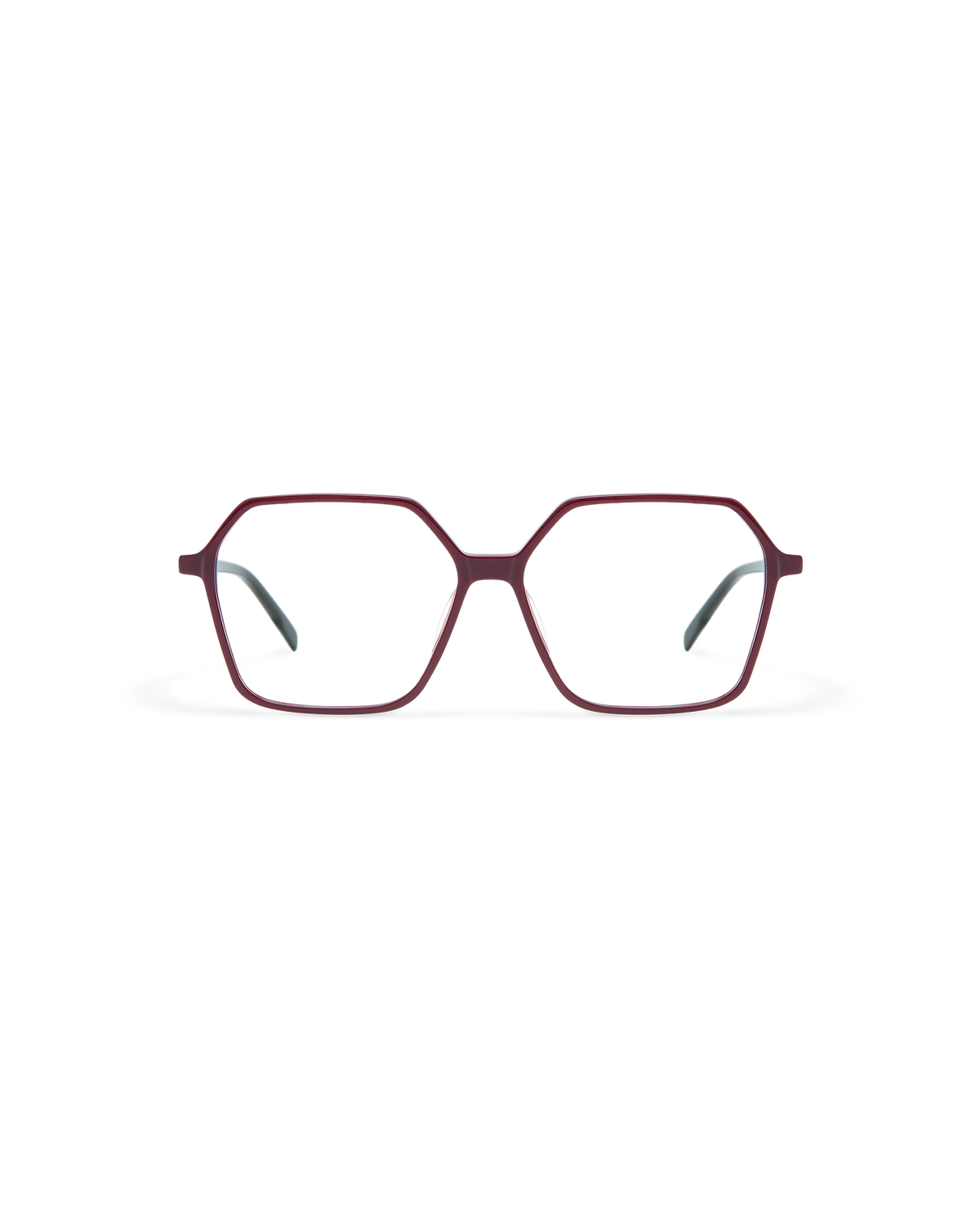 LYNE: Geométricas Acetato Rojo optical glasses by GIGI STUDIOS 10809