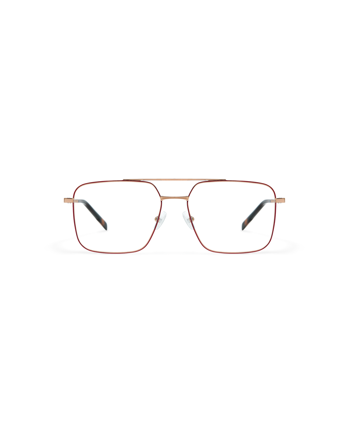 VION: Aviador Titanio Rojo optical glasses by GIGI STUDIOS 10825