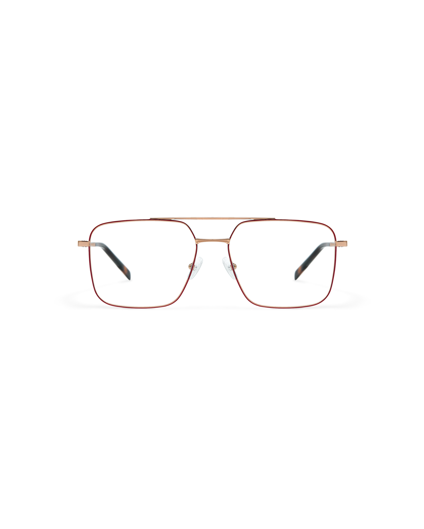 VION: Aviador Titanio Rojo optical glasses by GIGI STUDIOS 10825