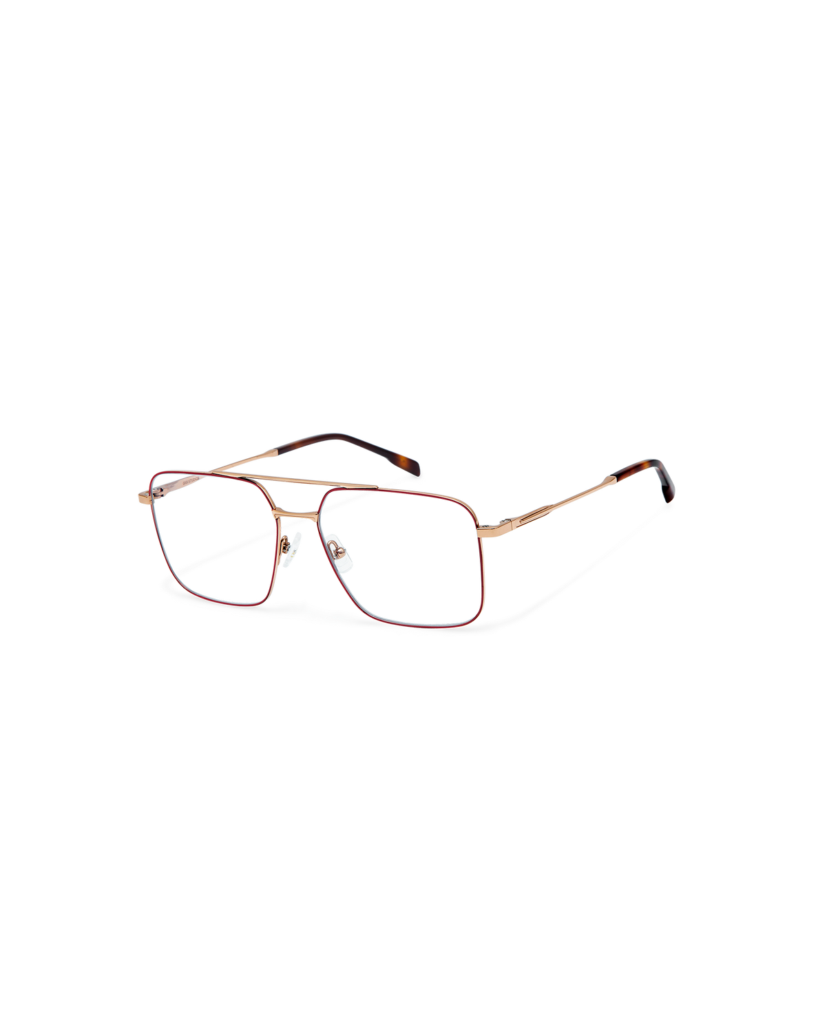 VION: Aviador Titanio Rojo optical glasses by GIGI STUDIOS 10826