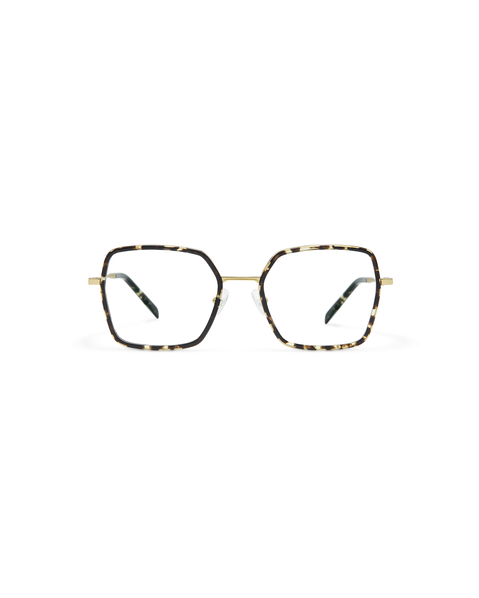 ORIX: Geométricas Titanio-Acetato Havana optical glasses by GIGI STUDIOS 10859