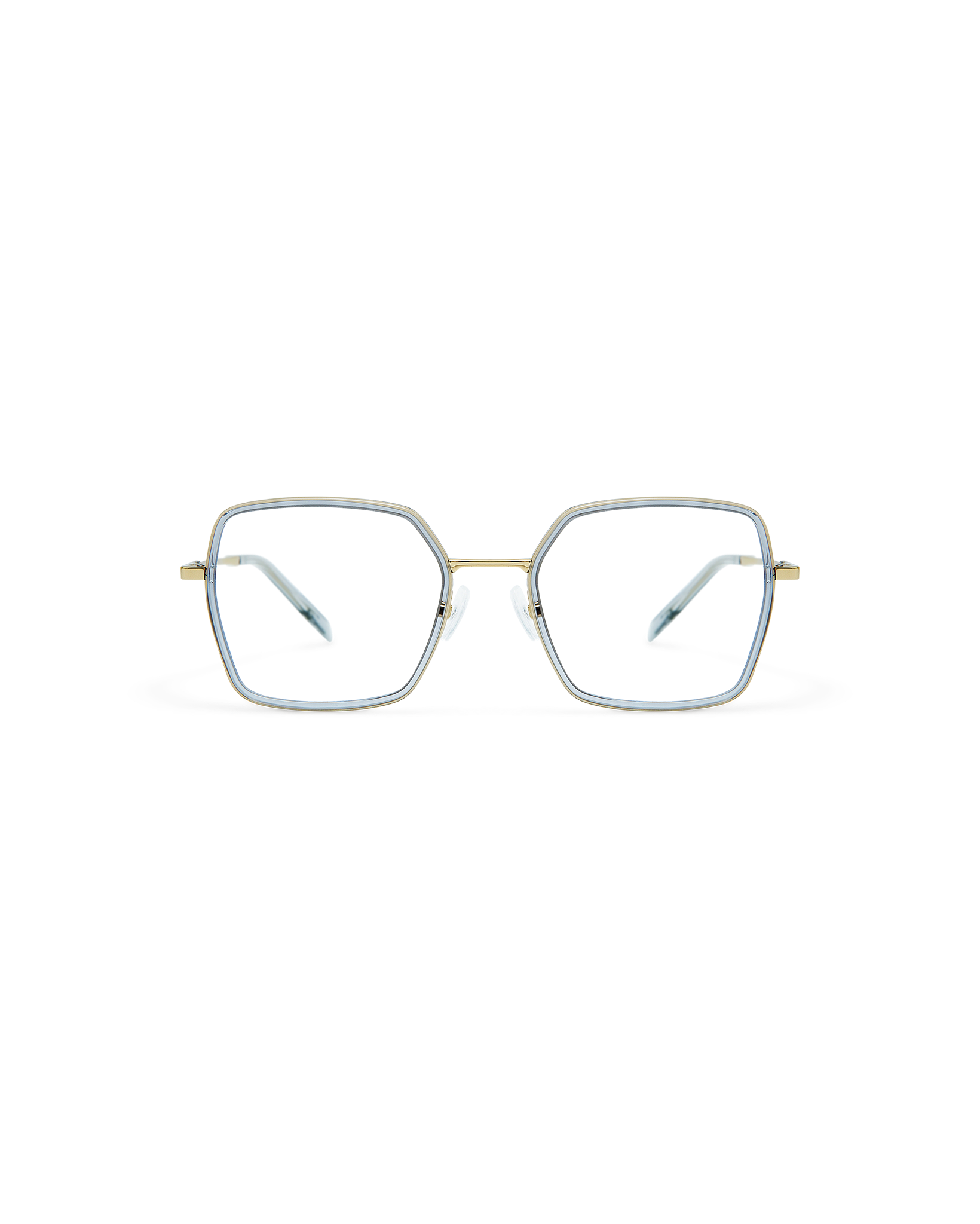 ORIX: Geométricas Titanio-Acetato Grigio optical glasses by GIGI STUDIOS 10861