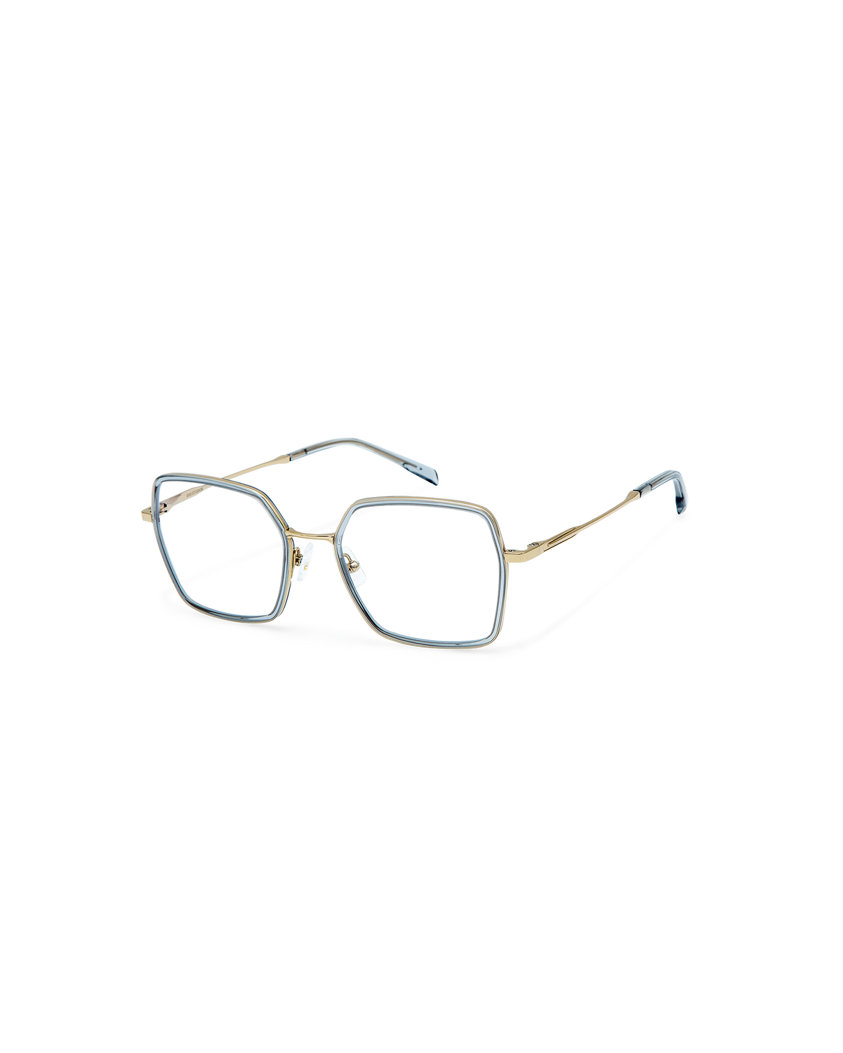 ORIX: Geométricas Titanio-Acetato Grigio optical glasses by GIGI STUDIOS 10862