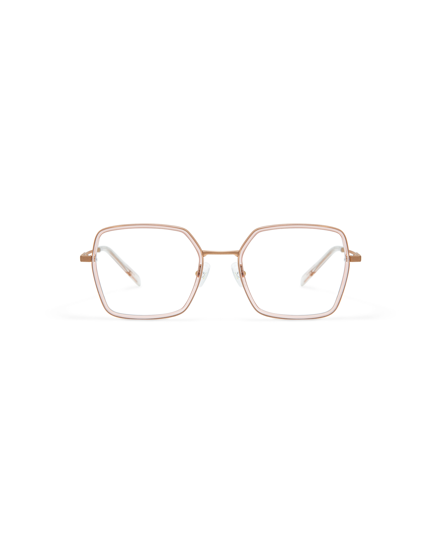 ORIX: Geométricas Titanio-Acetato Orange optical glasses by GIGI STUDIOS 10865