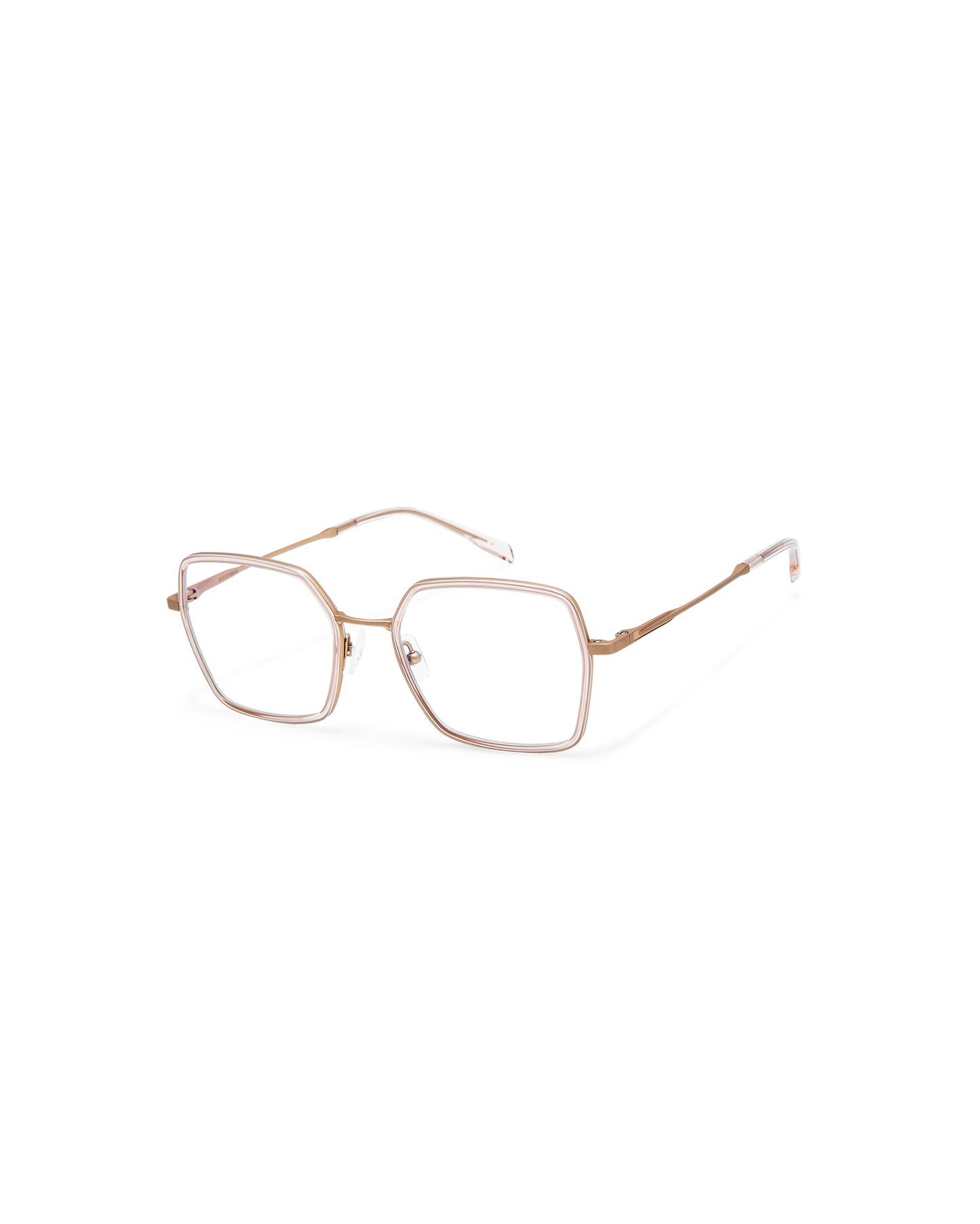 ORIX: Geométricas Titanio-Acetato Orange optical glasses by GIGI STUDIOS 10866