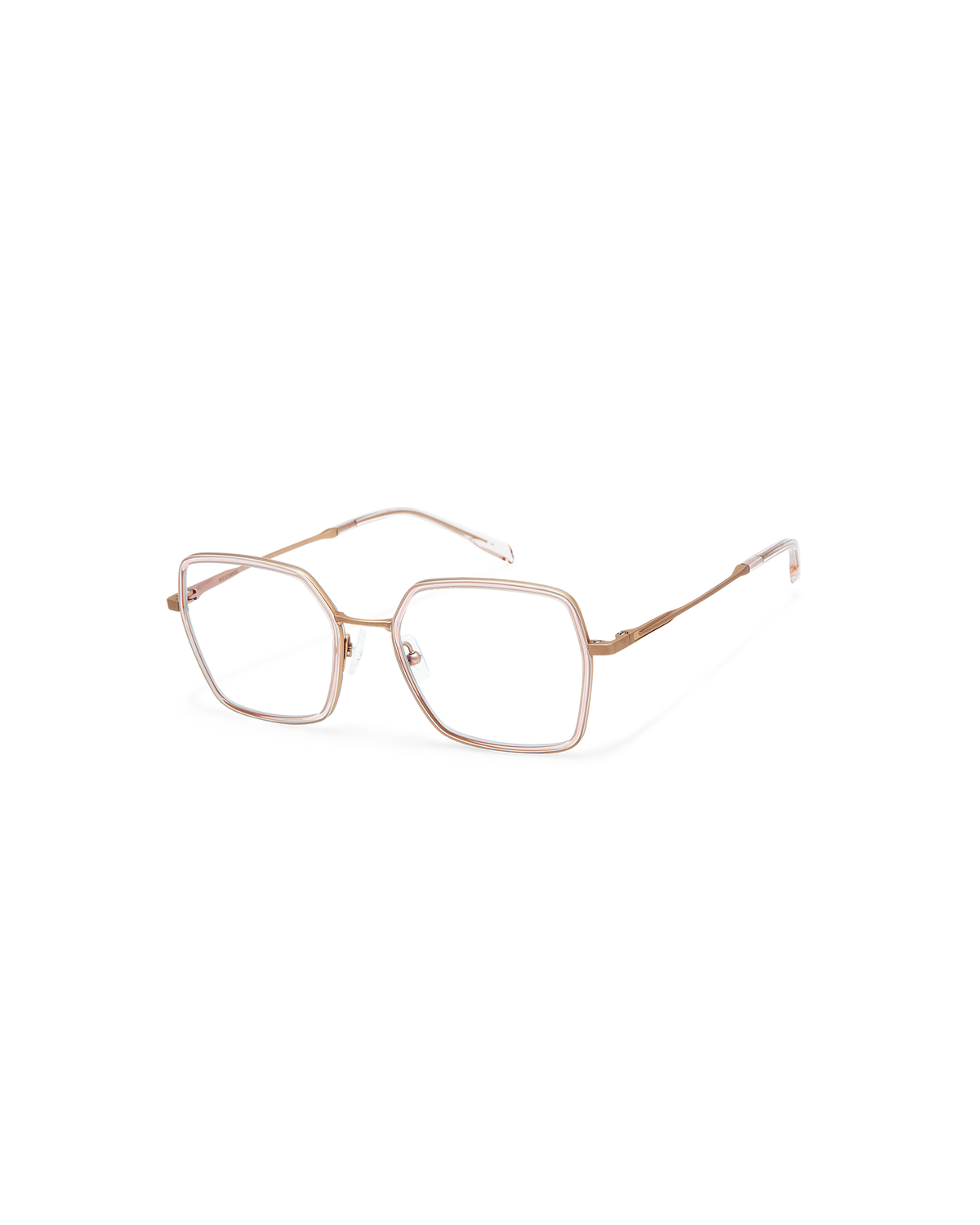 ORIX: Geométricas Titanio-Acetato Orange optical glasses by GIGI STUDIOS 10866