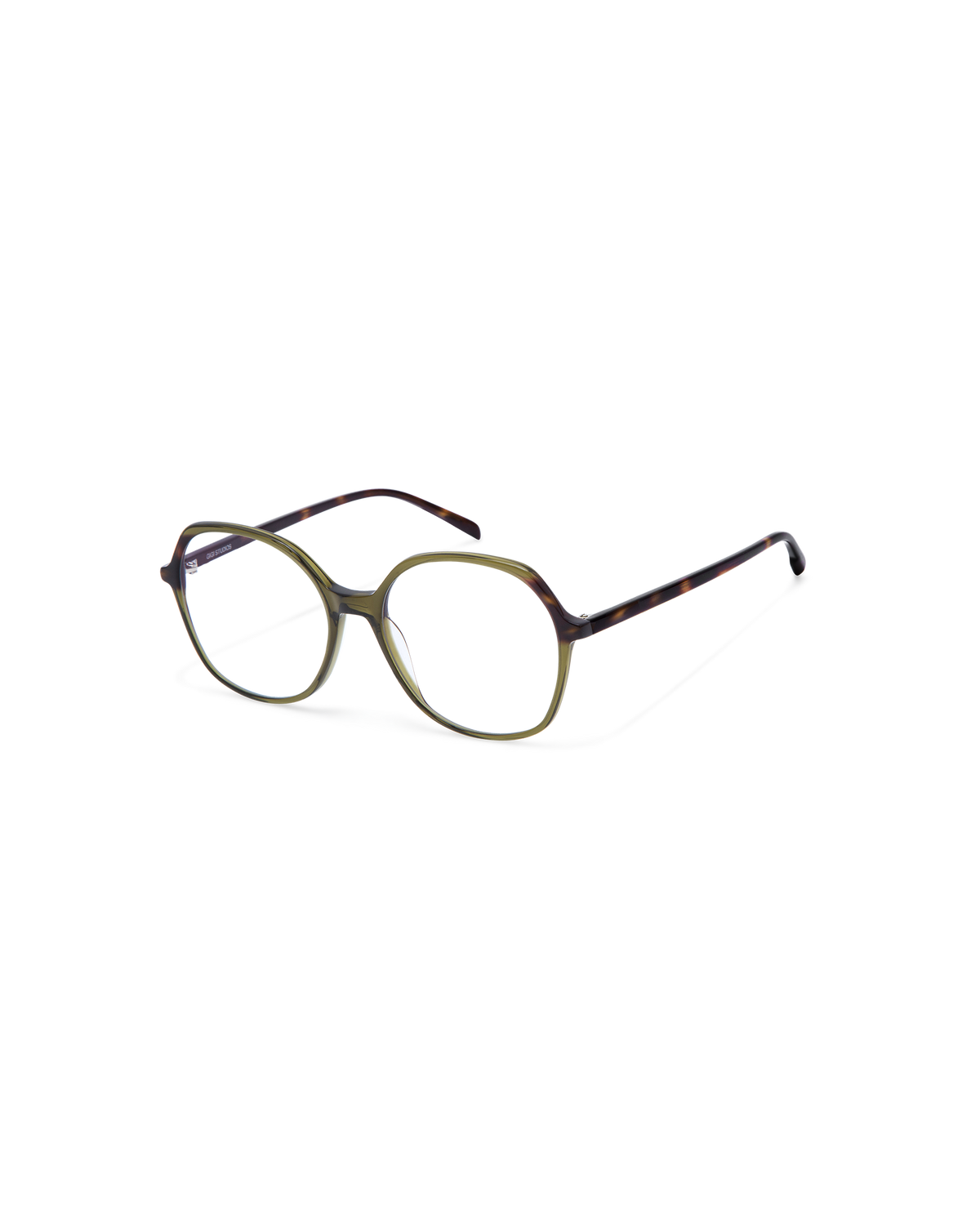 ZIRE: Redondas Acetato Verde optical glasses by GIGI STUDIOS 13734