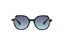 VAUGHN: Redondas Acetato Noir sunglasses by GIGI STUDIOS 3860