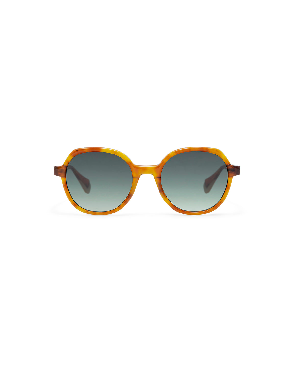 VAUGHN: Redondas Acetato Havana sunglasses by GIGI STUDIOS 4300