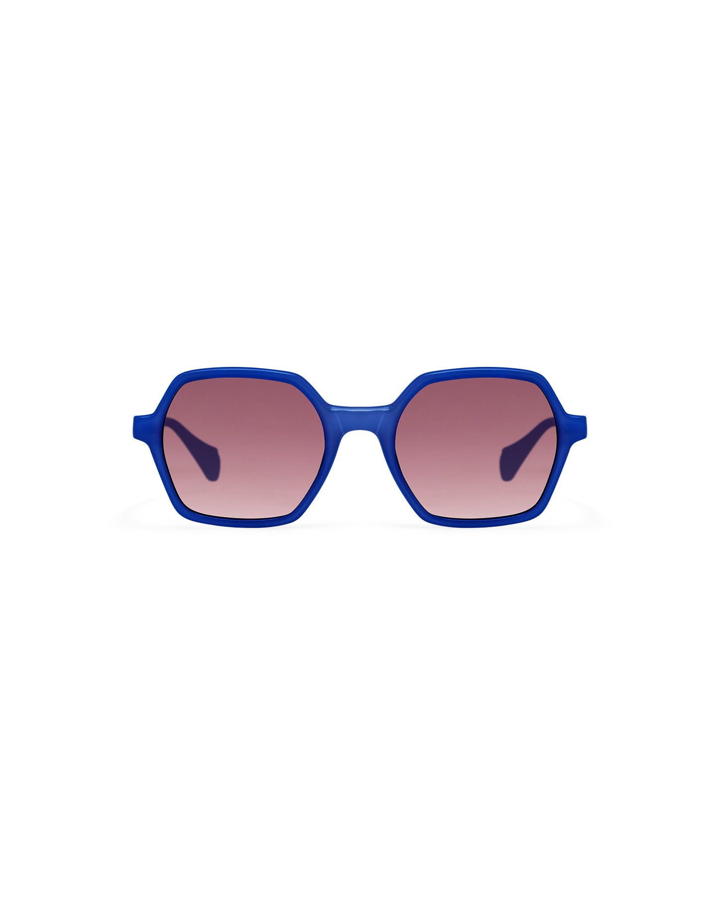 SKYLER: Geométricas Acetato Azul sunglasses by GIGI STUDIOS 4314