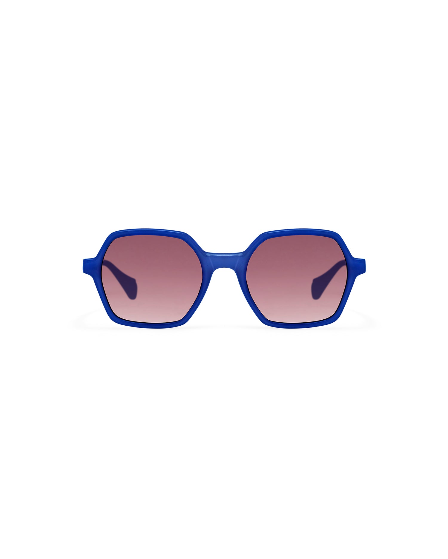 SKYLER: Geométricas Acetato Azul sunglasses by GIGI STUDIOS 4314