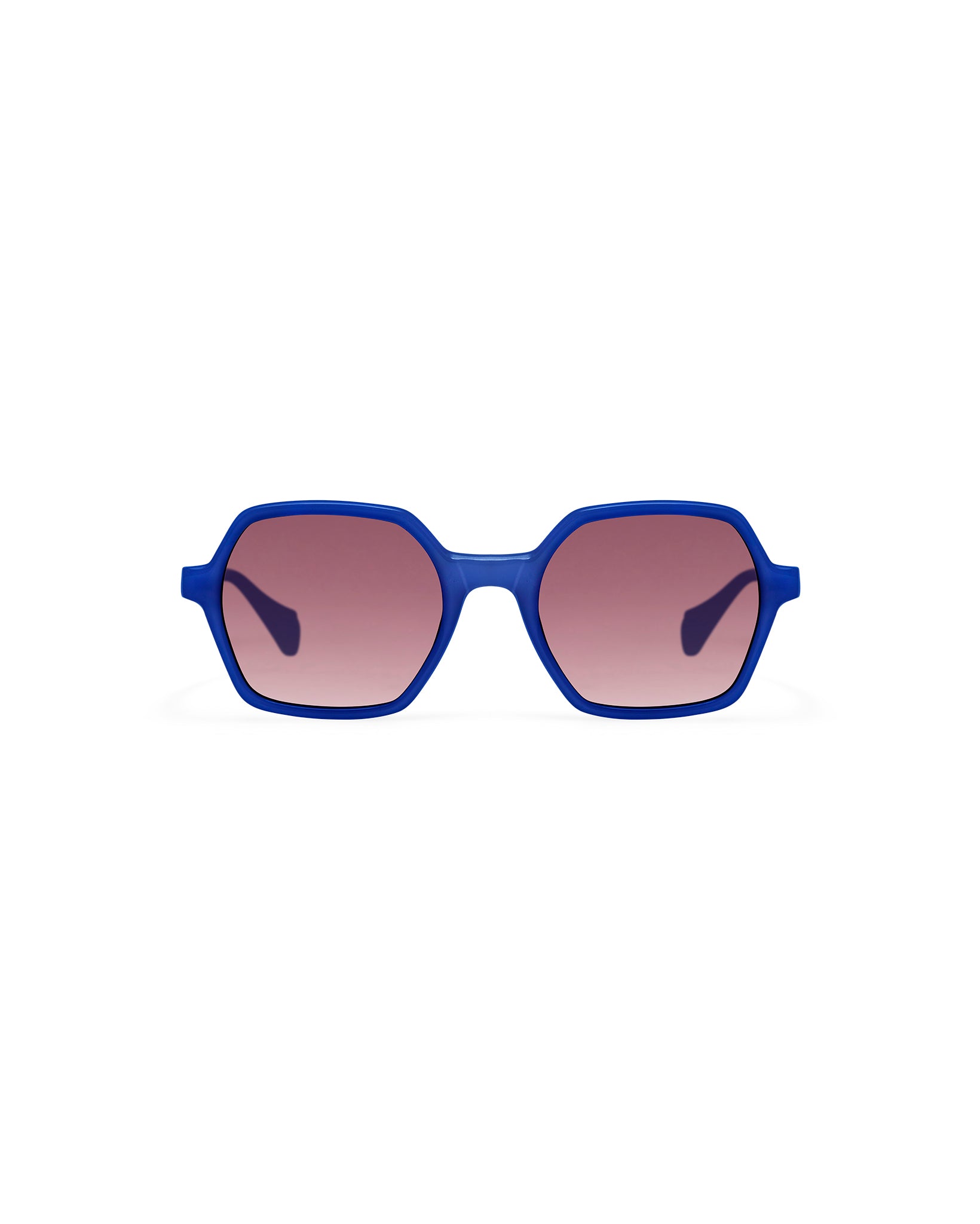 SKYLER: Geométricas Acetato Azul sunglasses by GIGI STUDIOS 4314