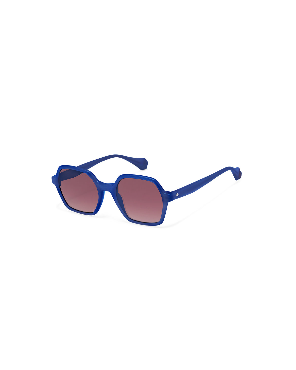 SKYLER: Geométricas Acetato Azul sunglasses by GIGI STUDIOS 3901