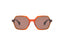 SKYLER: Geométricas Acetato Rojo sunglasses by GIGI STUDIOS 4227