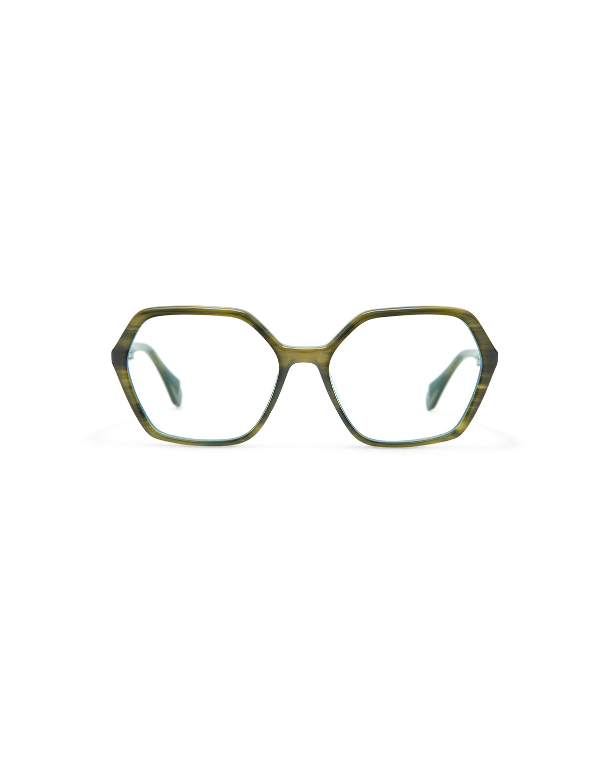 WREN: Geométricas Acetato Verde optical glasses by GIGI STUDIOS 4339