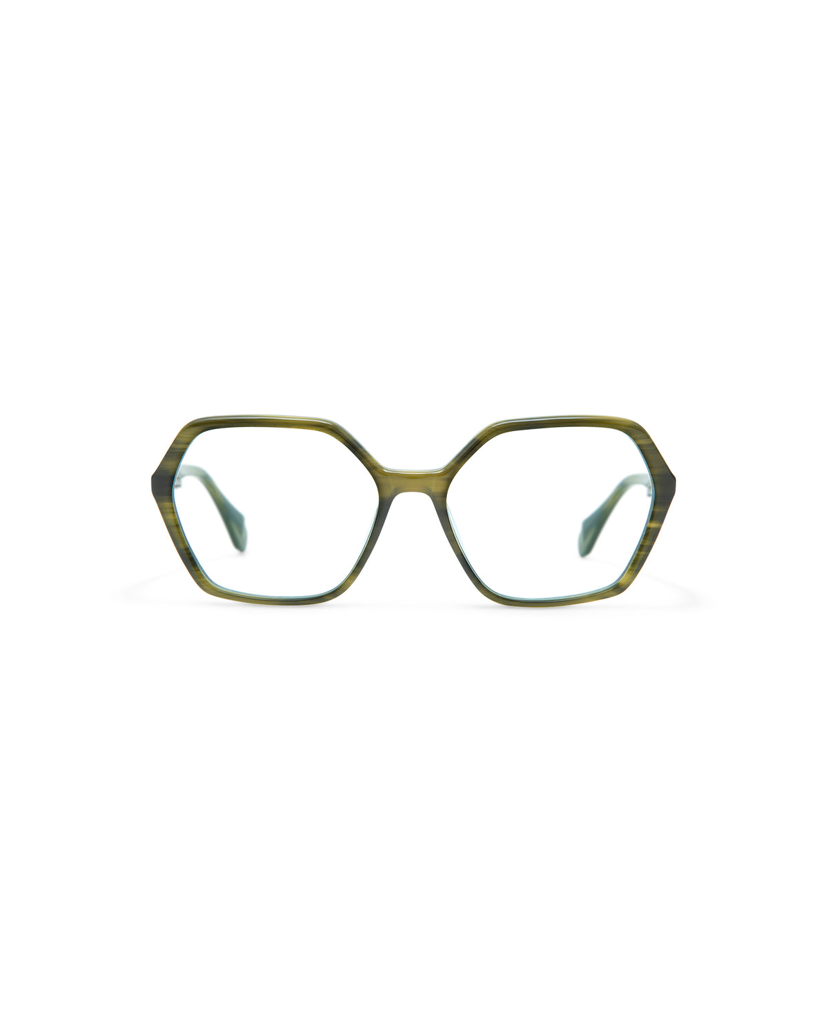 WREN: Geométricas Acetato Verde optical glasses by GIGI STUDIOS 4339