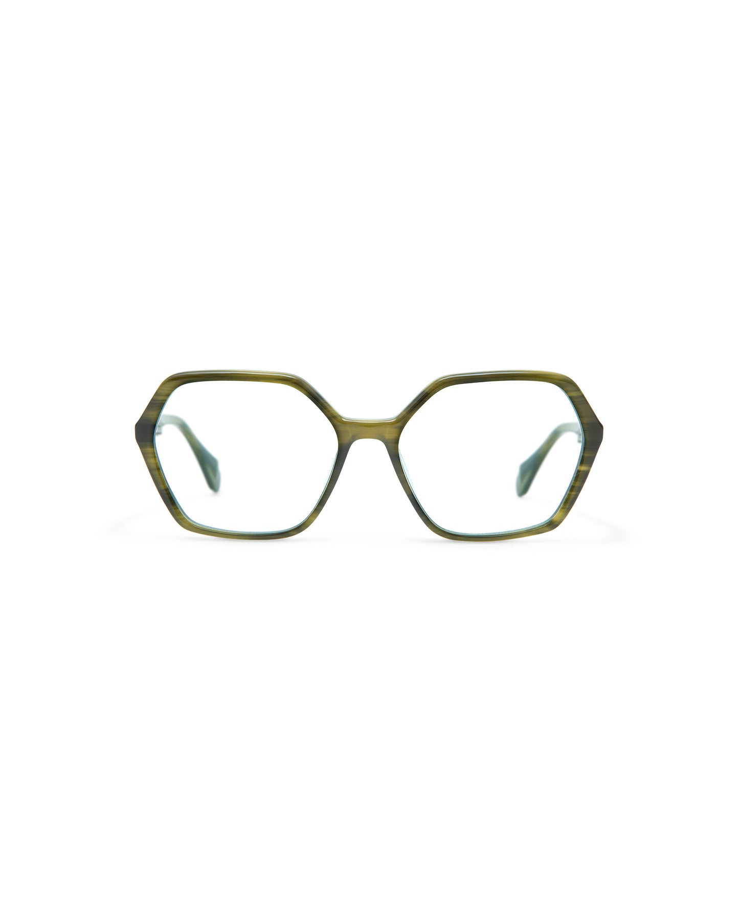 WREN: Geométricas Acetato Verde optical glasses by GIGI STUDIOS 4339