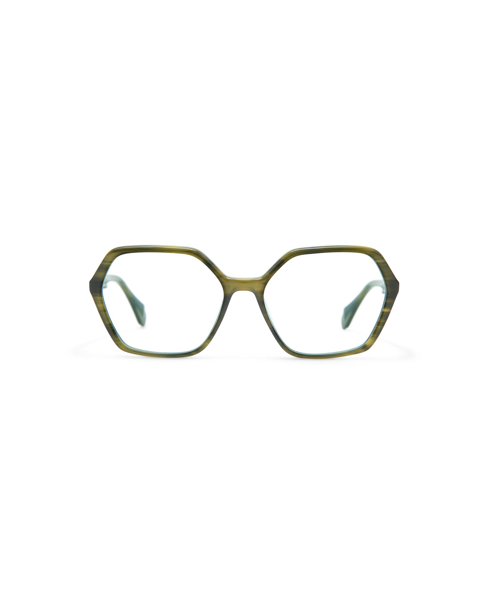 WREN: Geométricas Acetato Verde optical glasses by GIGI STUDIOS 4339
