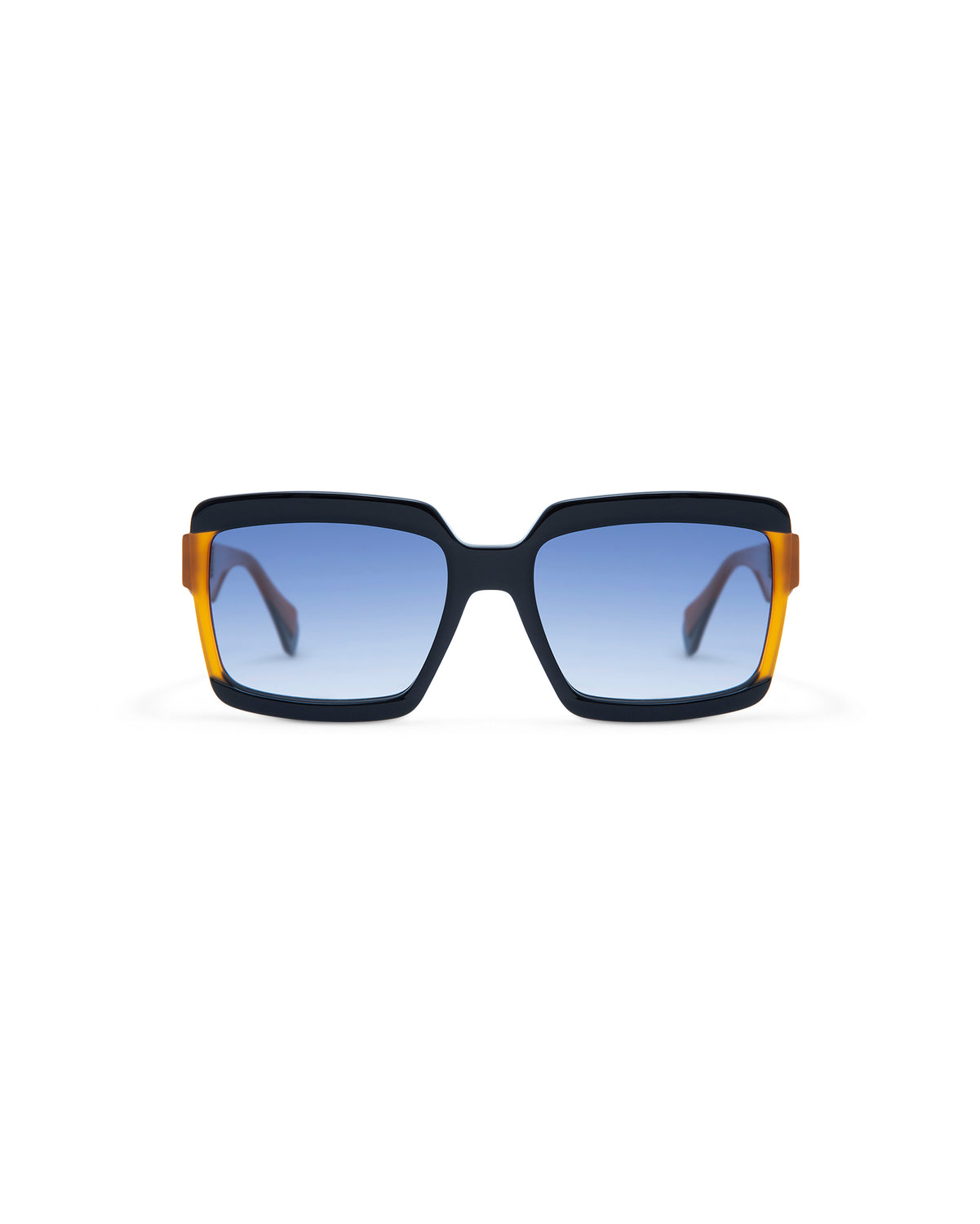 OLAYA: Cuadrada Acetato Noir sunglasses by GIGI STUDIOS 4236