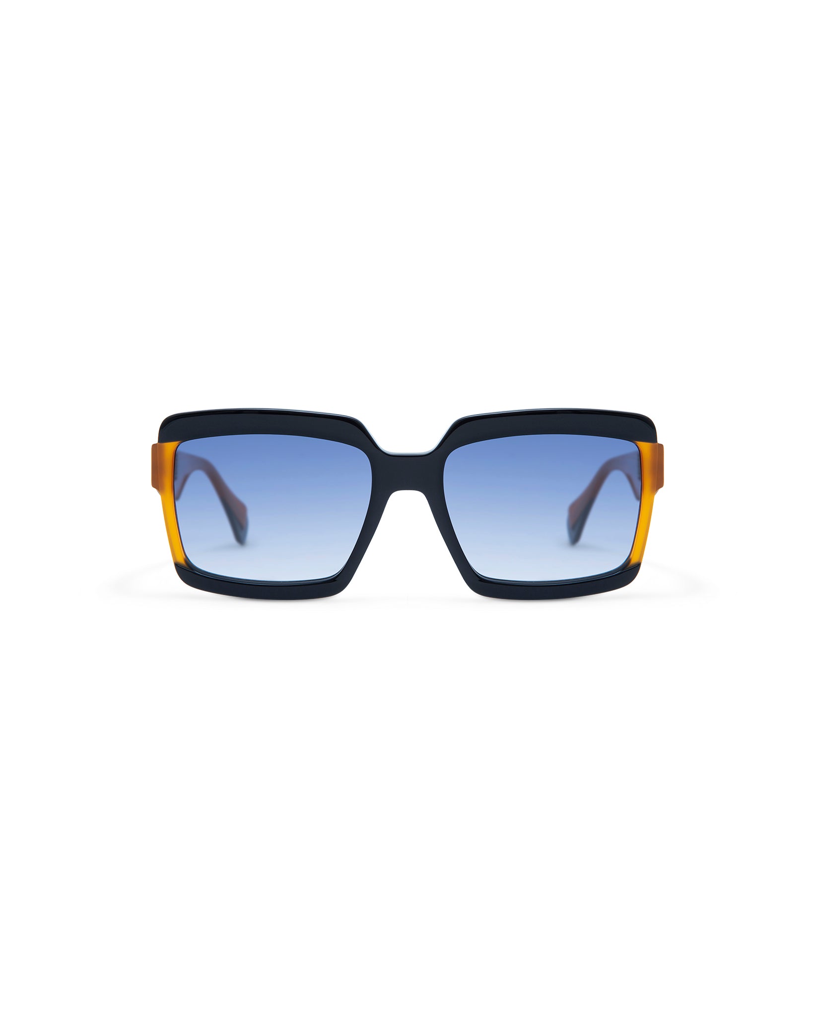 OLAYA: Cuadrada Acetato Noir sunglasses by GIGI STUDIOS 4236