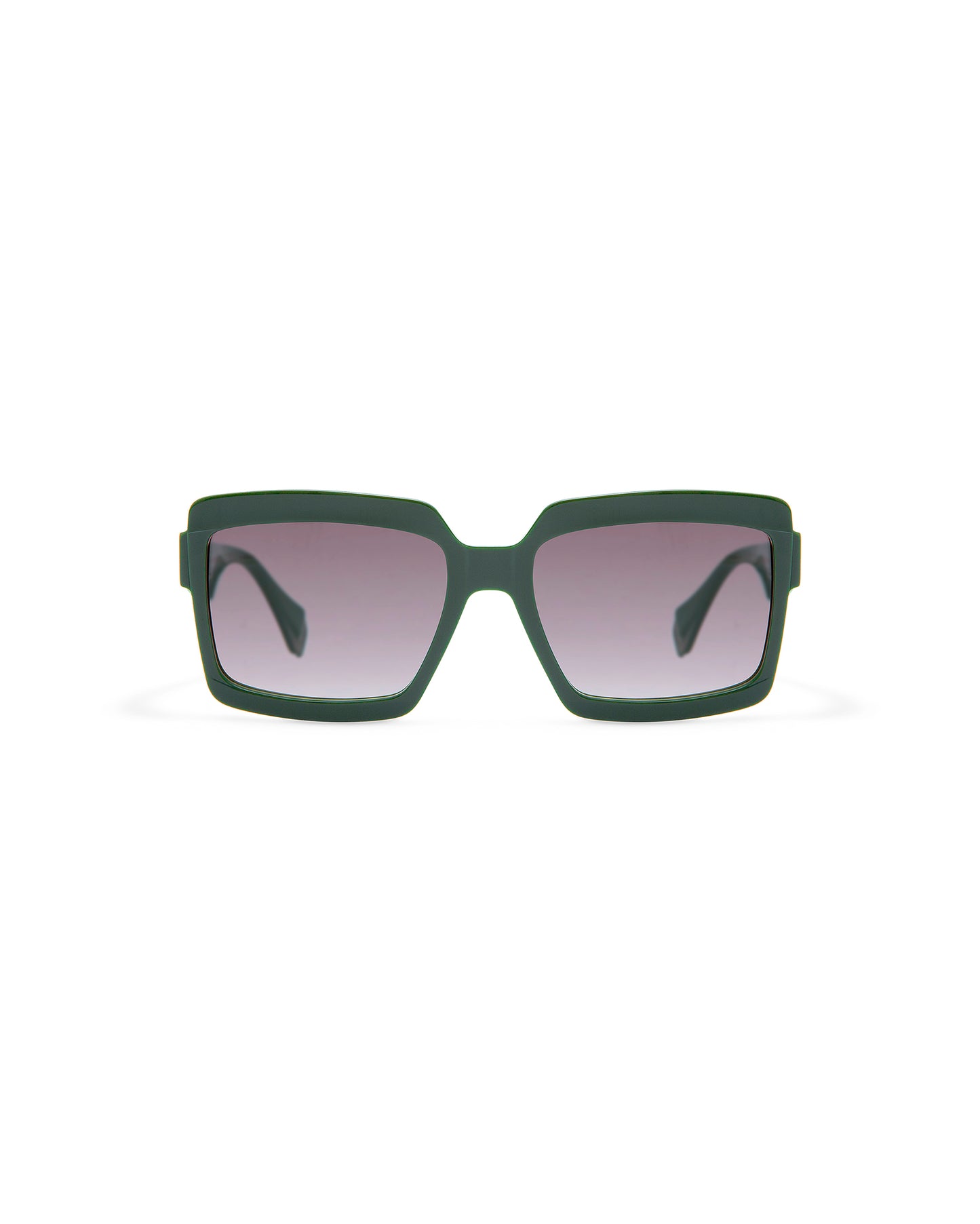 OLAYA: Cuadrada Acetato Verde sunglasses by GIGI STUDIOS 4238