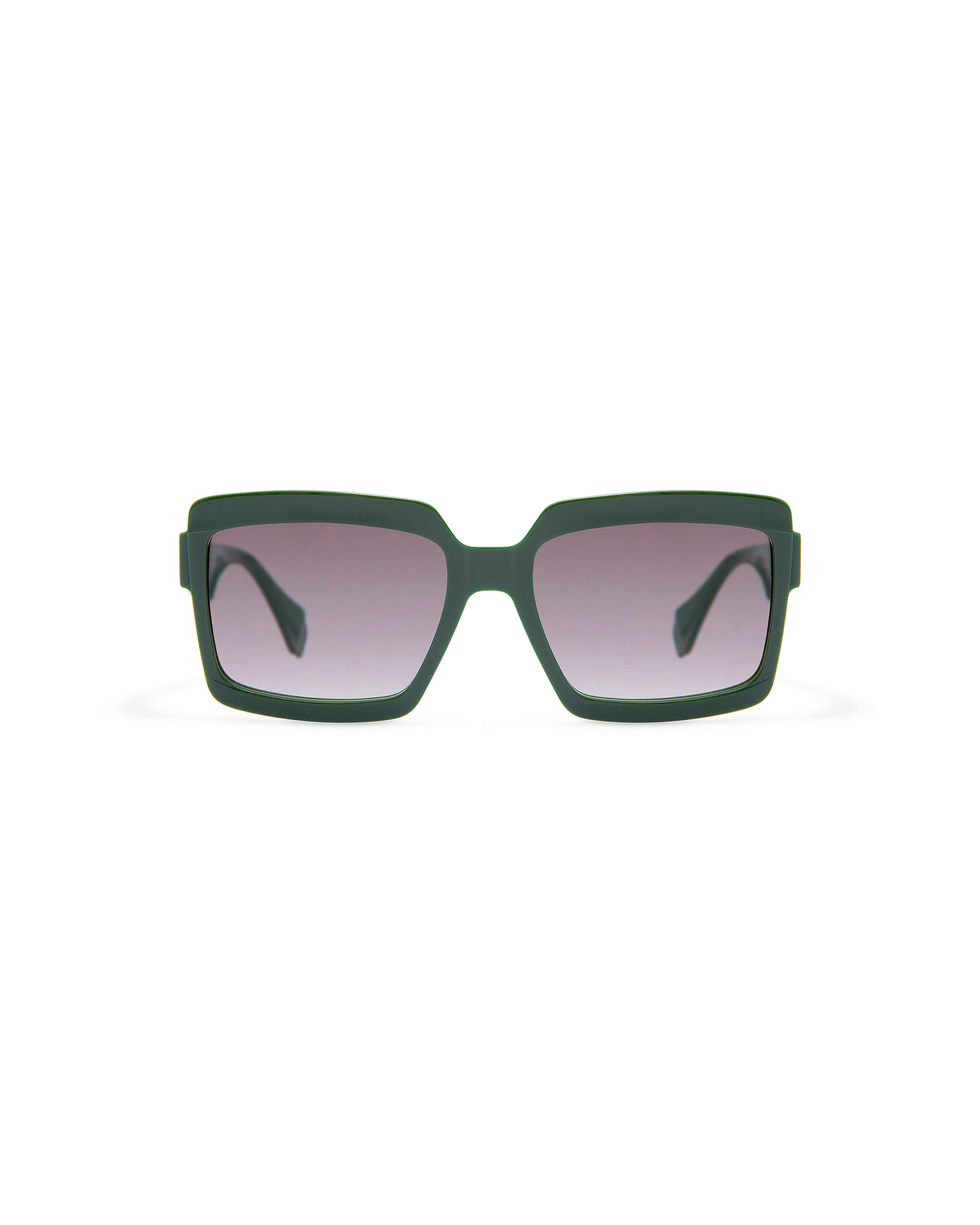 OLAYA: Cuadrada Acetato Verde sunglasses by GIGI STUDIOS 4238