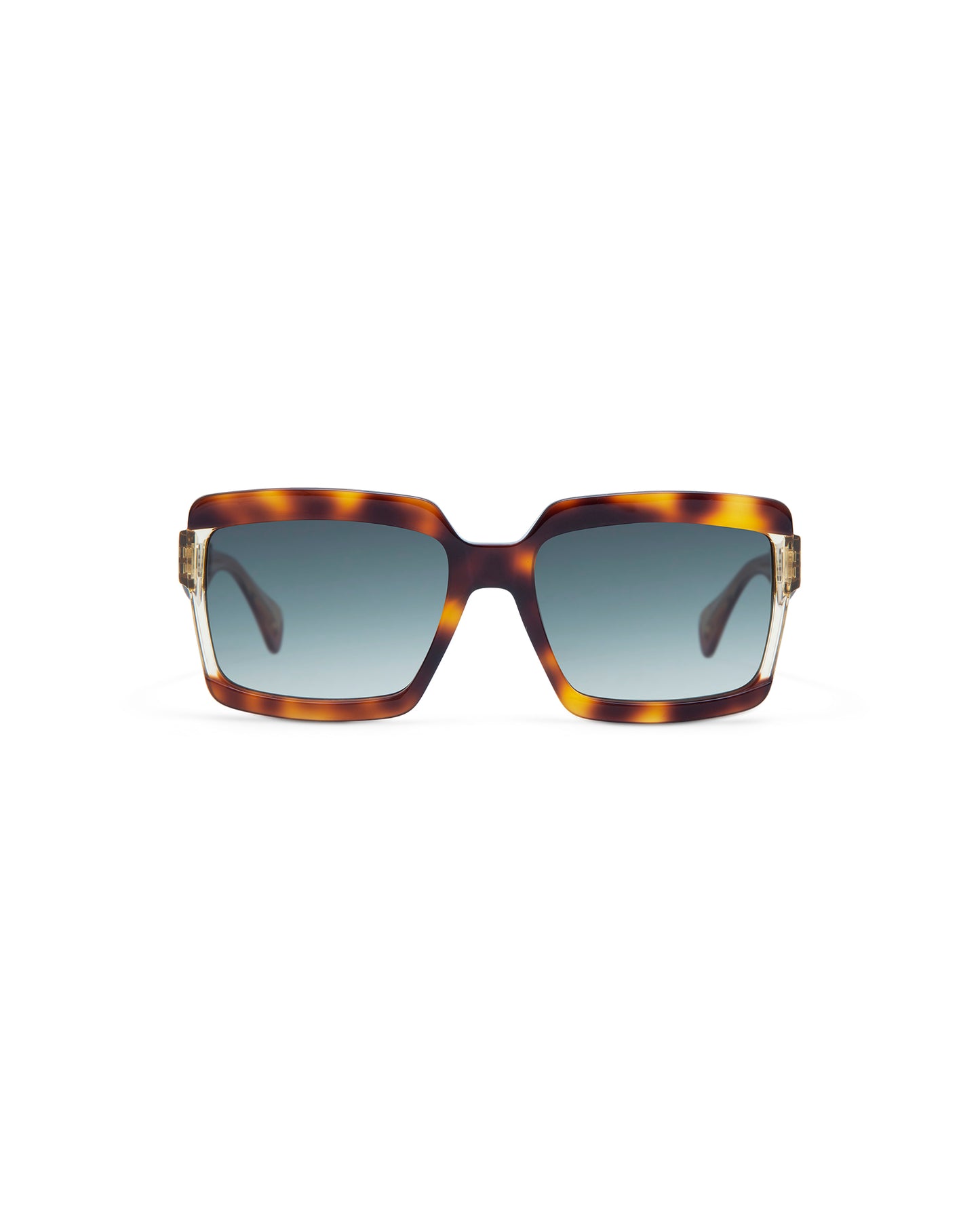 OLAYA: Cuadrada Acetato Havana sunglasses by GIGI STUDIOS 4291