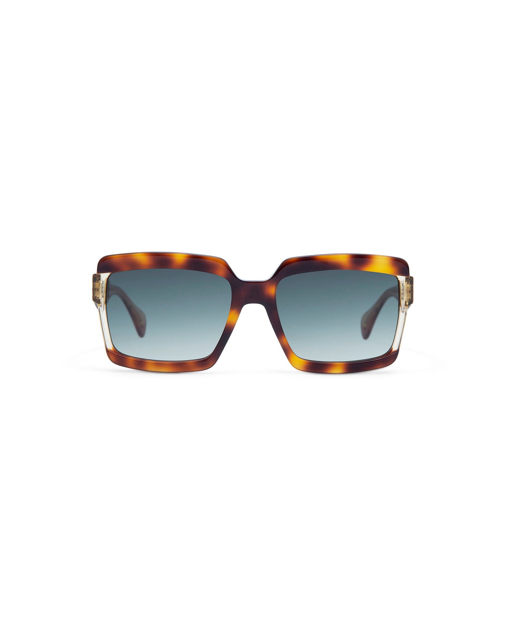 OLAYA: Cuadrada Acetato Havana sunglasses by GIGI STUDIOS 4291