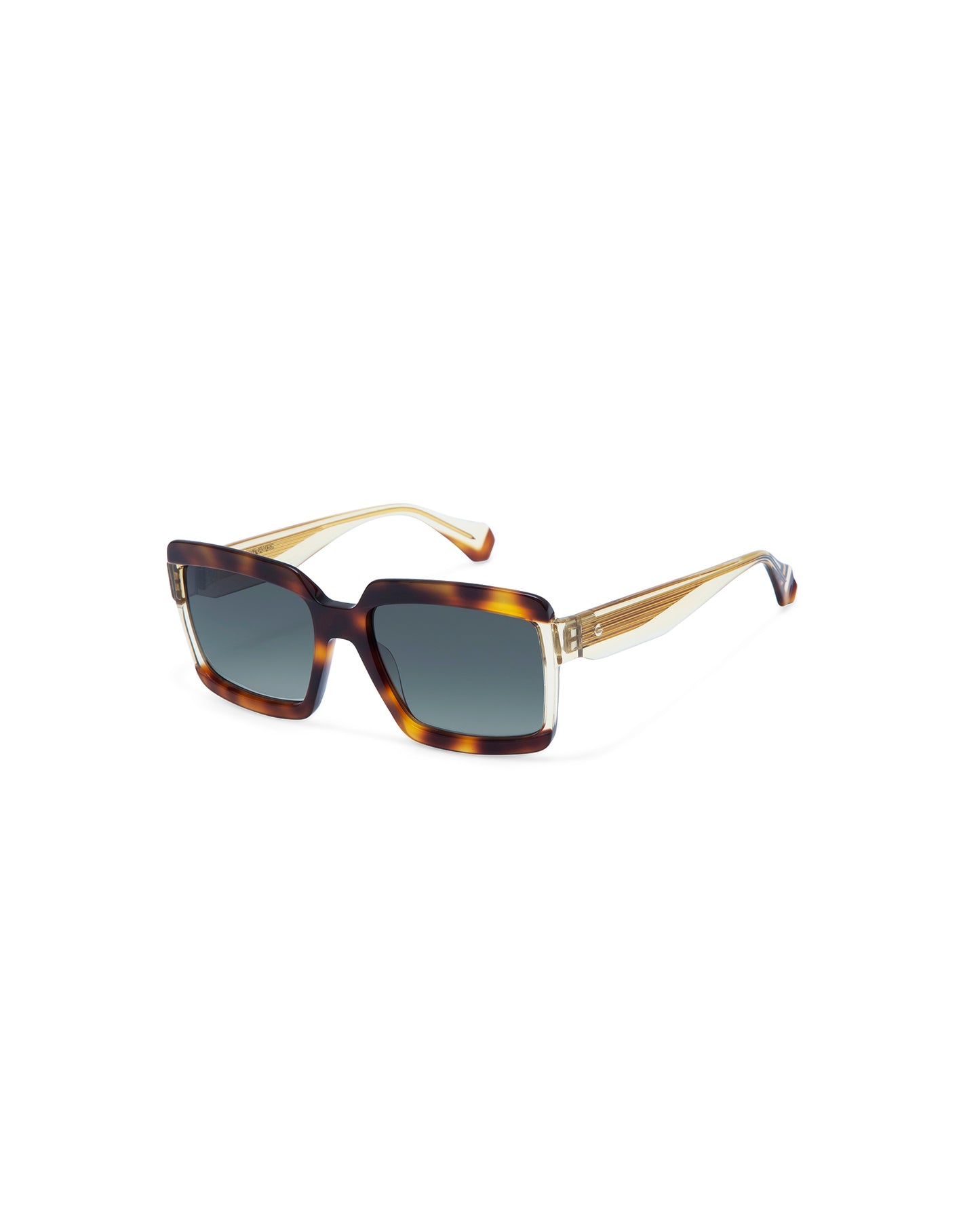 OLAYA: Cuadrada Acetato Havana sunglasses by GIGI STUDIOS 4239