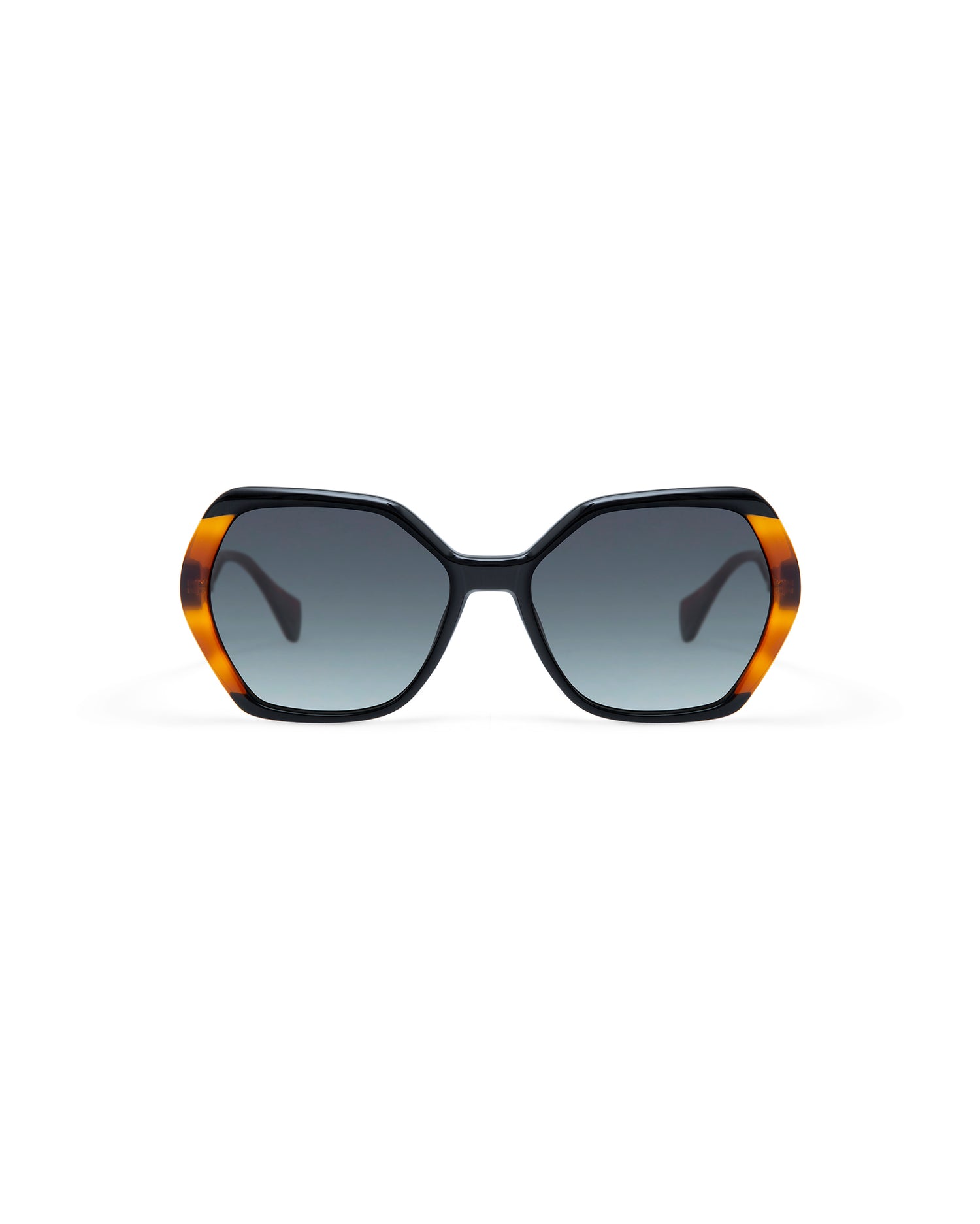 THADEUS: Geométricas Acetato Noir sunglasses by GIGI STUDIOS 4244