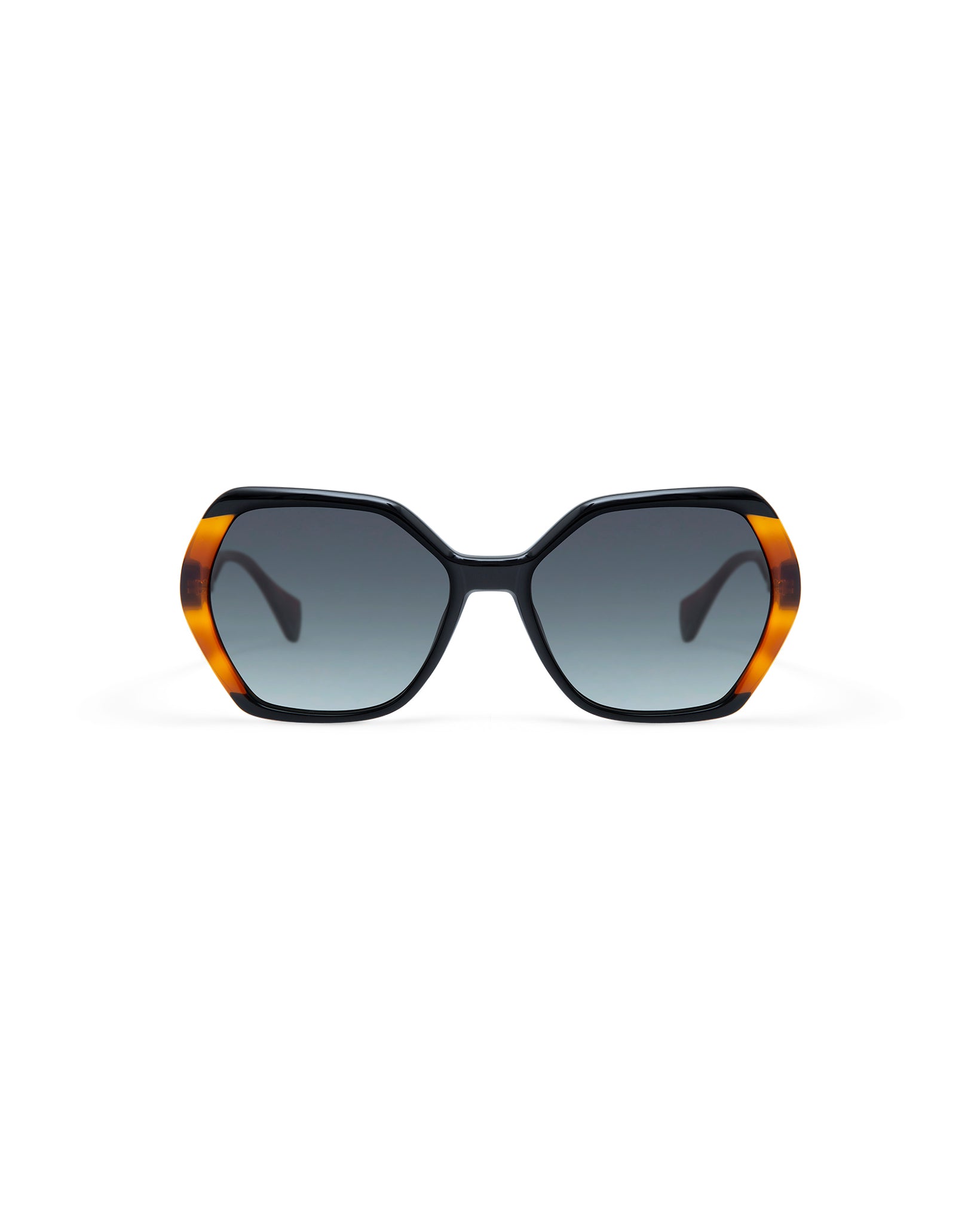 THADEUS: Geométricas Acetato Noir sunglasses by GIGI STUDIOS 4244