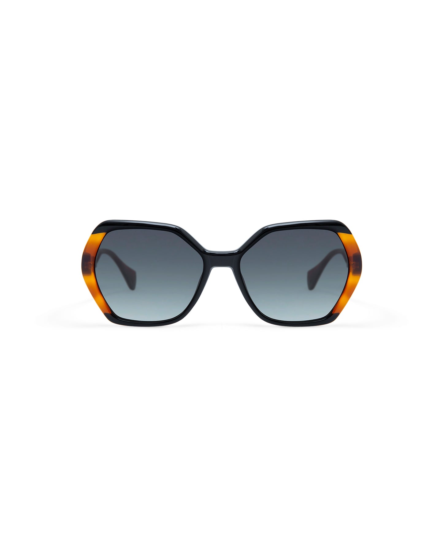 THADEUS: Geométricas Acetato Noir sunglasses by GIGI STUDIOS 4244